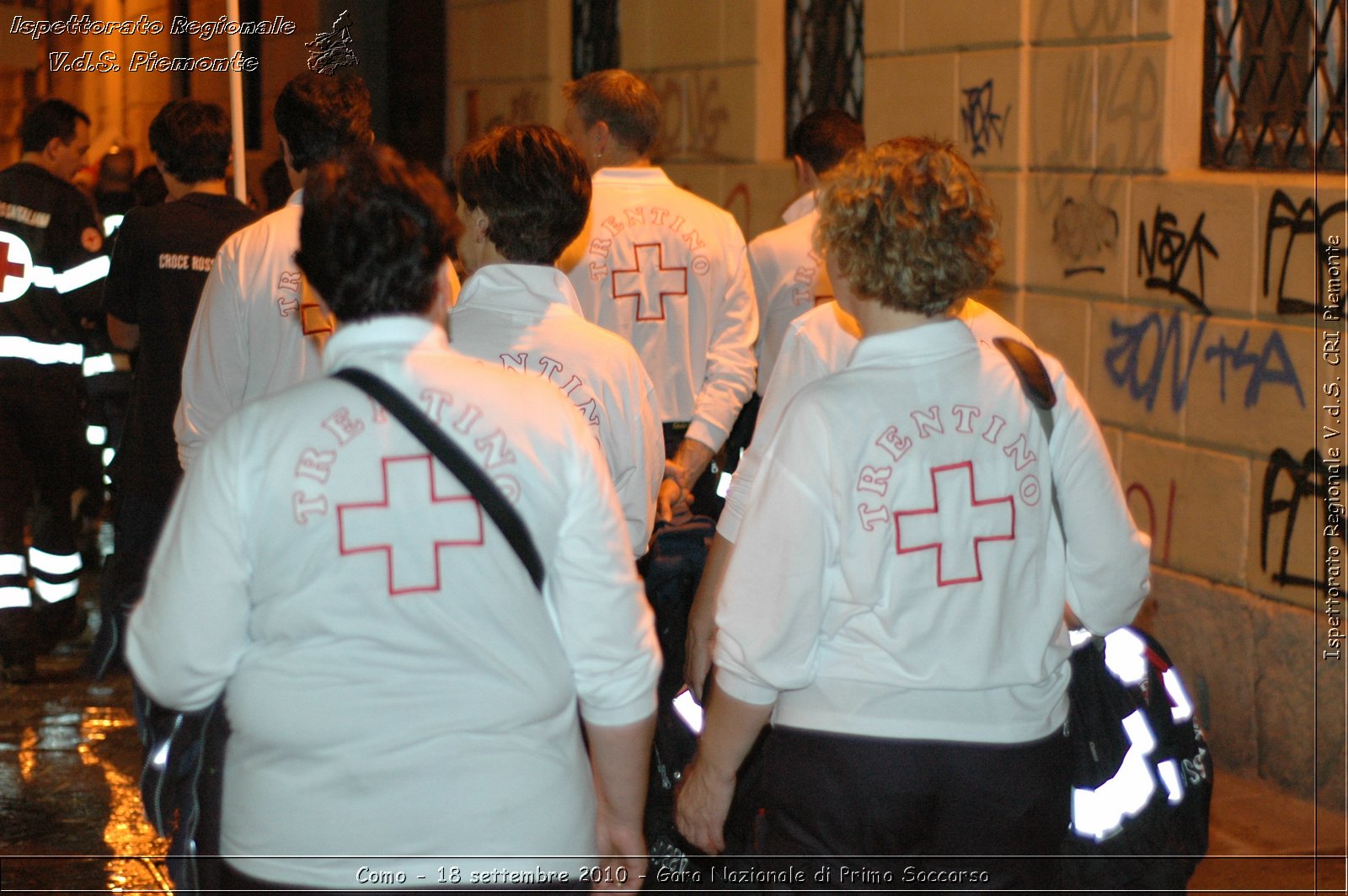 Como - 18 settembre 2010 - Gara Nazionale di Primo Soccorso -  Croce Rossa Italiana - Ispettorato Regionale Volontari del Soccorso Piemonte