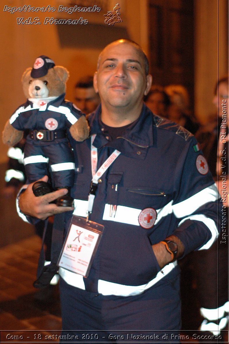 Como - 18 settembre 2010 - Gara Nazionale di Primo Soccorso -  Croce Rossa Italiana - Ispettorato Regionale Volontari del Soccorso Piemonte