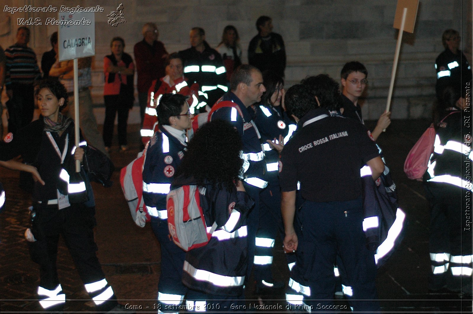 Como - 18 settembre 2010 - Gara Nazionale di Primo Soccorso -  Croce Rossa Italiana - Ispettorato Regionale Volontari del Soccorso Piemonte