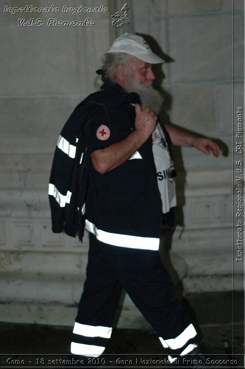 Como - 18 settembre 2010 - Gara Nazionale di Primo Soccorso -  Croce Rossa Italiana - Ispettorato Regionale Volontari del Soccorso Piemonte