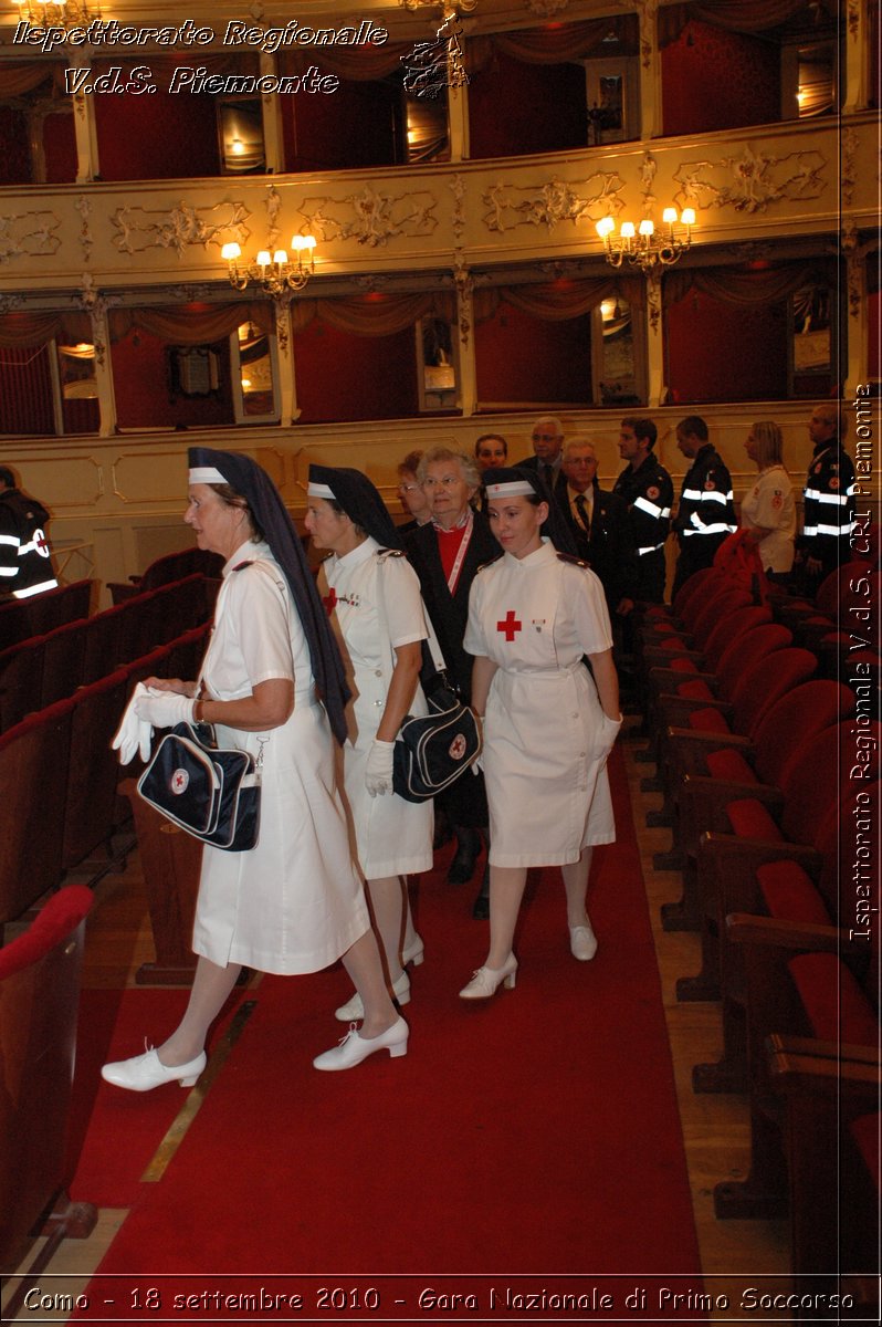 Como - 18 settembre 2010 - Gara Nazionale di Primo Soccorso -  Croce Rossa Italiana - Ispettorato Regionale Volontari del Soccorso Piemonte