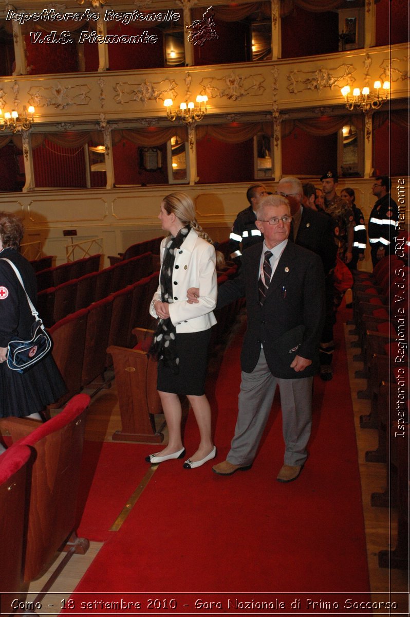 Como - 18 settembre 2010 - Gara Nazionale di Primo Soccorso -  Croce Rossa Italiana - Ispettorato Regionale Volontari del Soccorso Piemonte