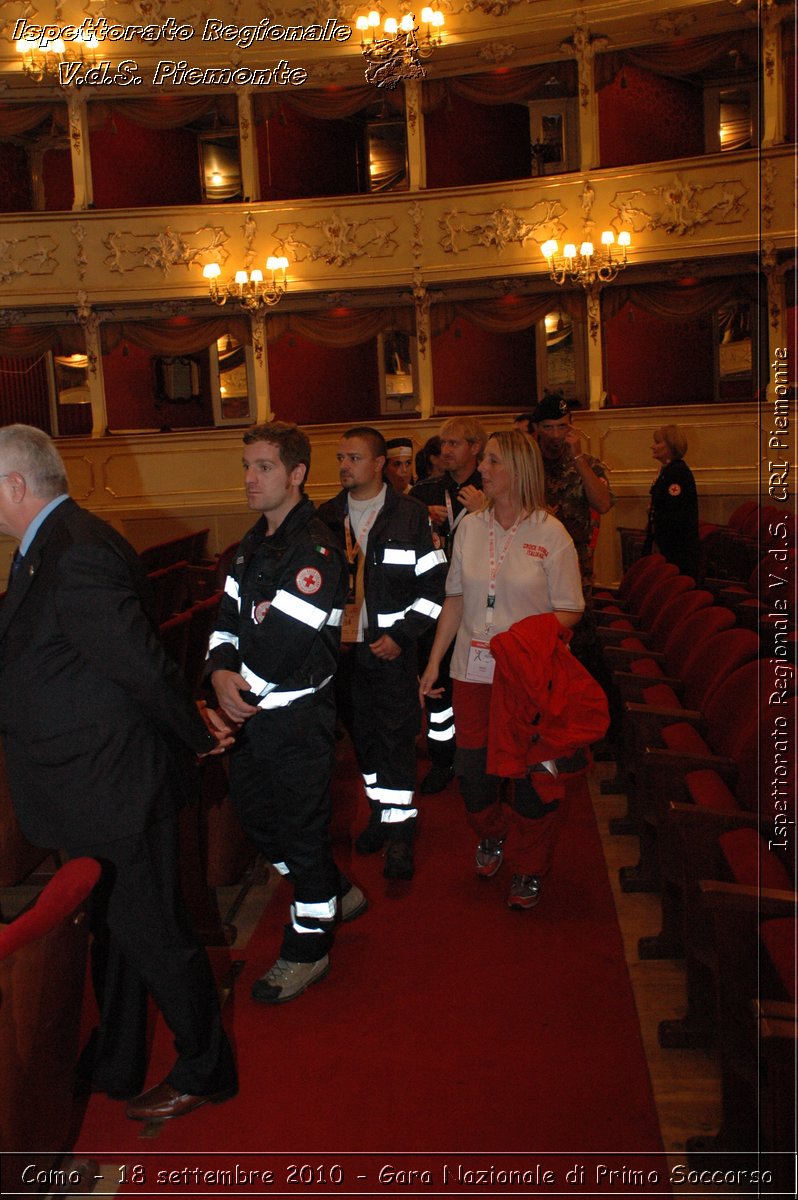 Como - 18 settembre 2010 - Gara Nazionale di Primo Soccorso -  Croce Rossa Italiana - Ispettorato Regionale Volontari del Soccorso Piemonte