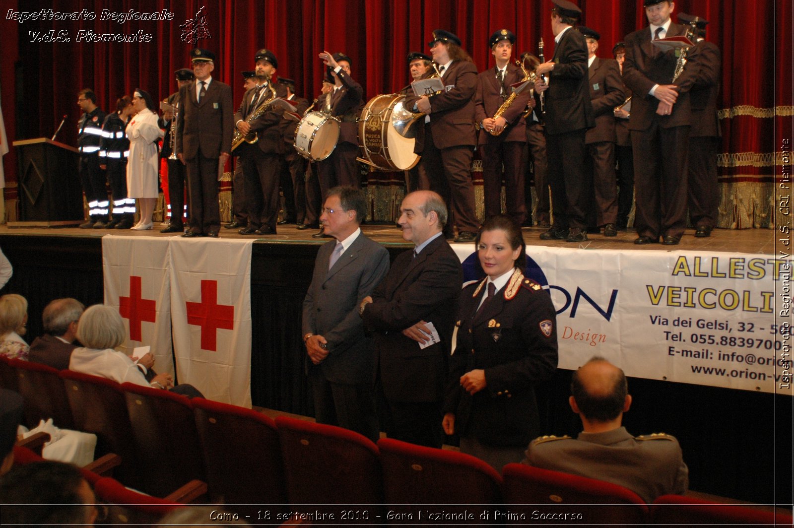 Como - 18 settembre 2010 - Gara Nazionale di Primo Soccorso -  Croce Rossa Italiana - Ispettorato Regionale Volontari del Soccorso Piemonte