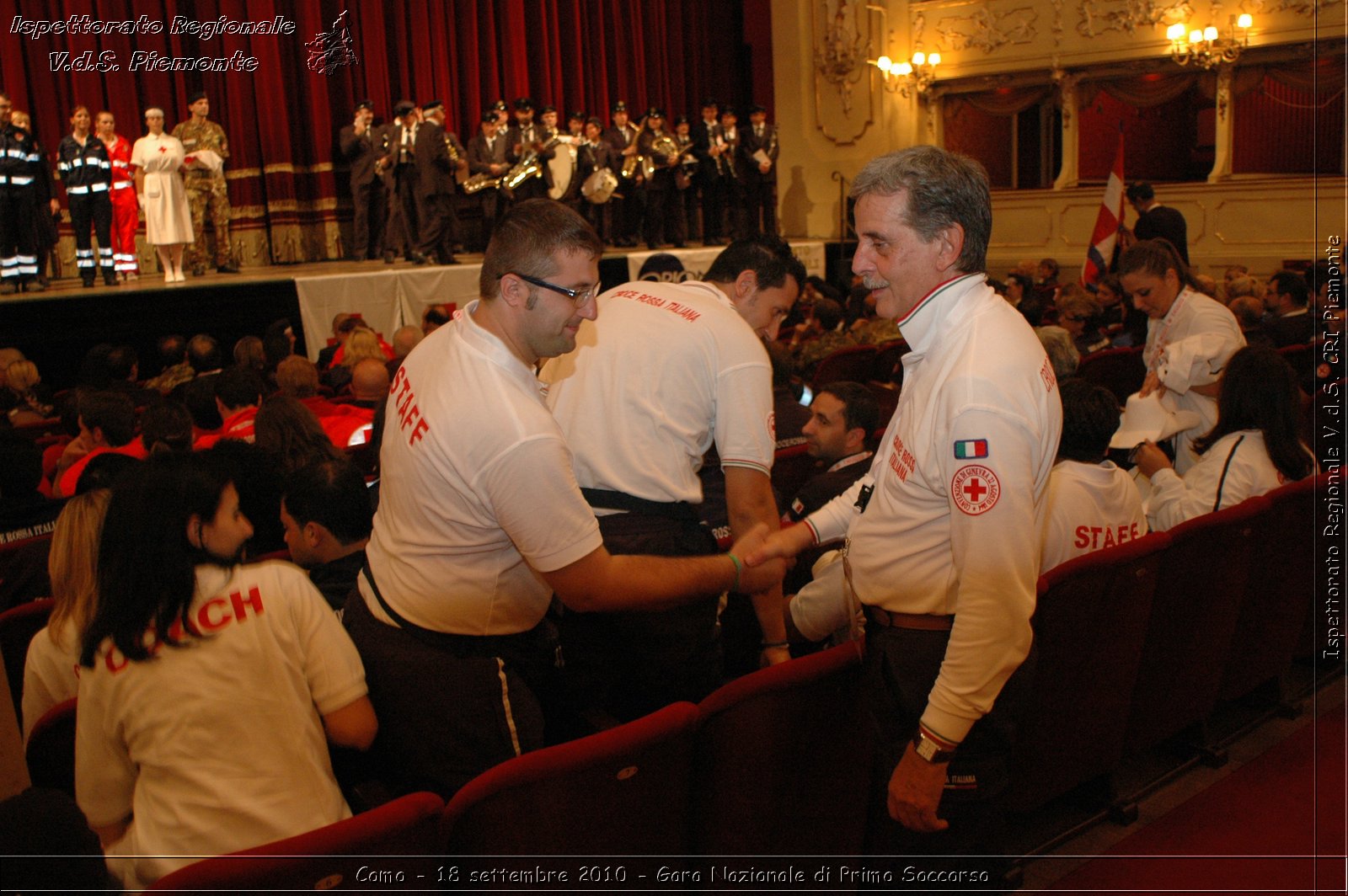 Como - 18 settembre 2010 - Gara Nazionale di Primo Soccorso -  Croce Rossa Italiana - Ispettorato Regionale Volontari del Soccorso Piemonte