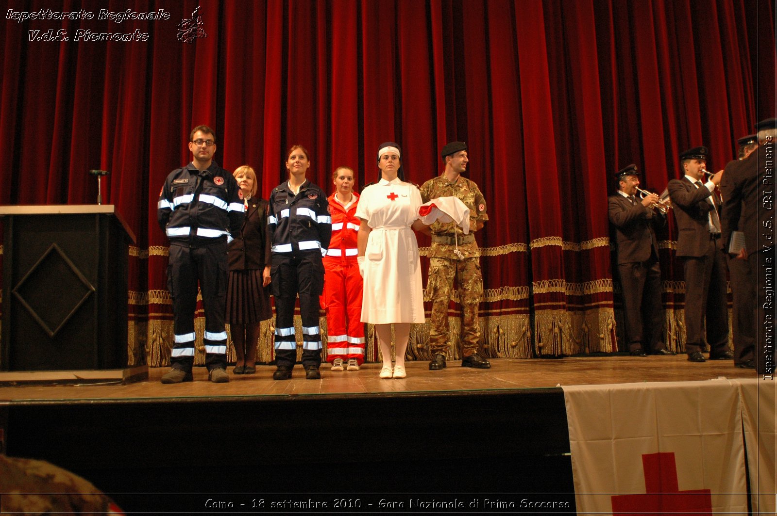 Como - 18 settembre 2010 - Gara Nazionale di Primo Soccorso -  Croce Rossa Italiana - Ispettorato Regionale Volontari del Soccorso Piemonte