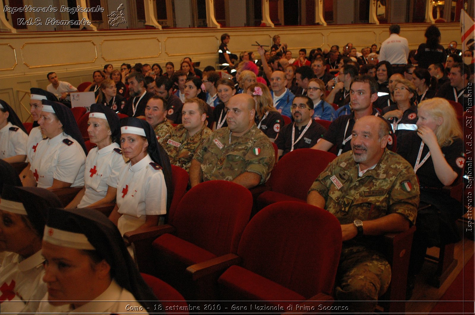 Como - 18 settembre 2010 - Gara Nazionale di Primo Soccorso -  Croce Rossa Italiana - Ispettorato Regionale Volontari del Soccorso Piemonte