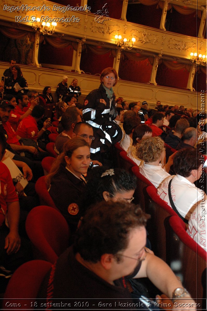 Como - 18 settembre 2010 - Gara Nazionale di Primo Soccorso -  Croce Rossa Italiana - Ispettorato Regionale Volontari del Soccorso Piemonte