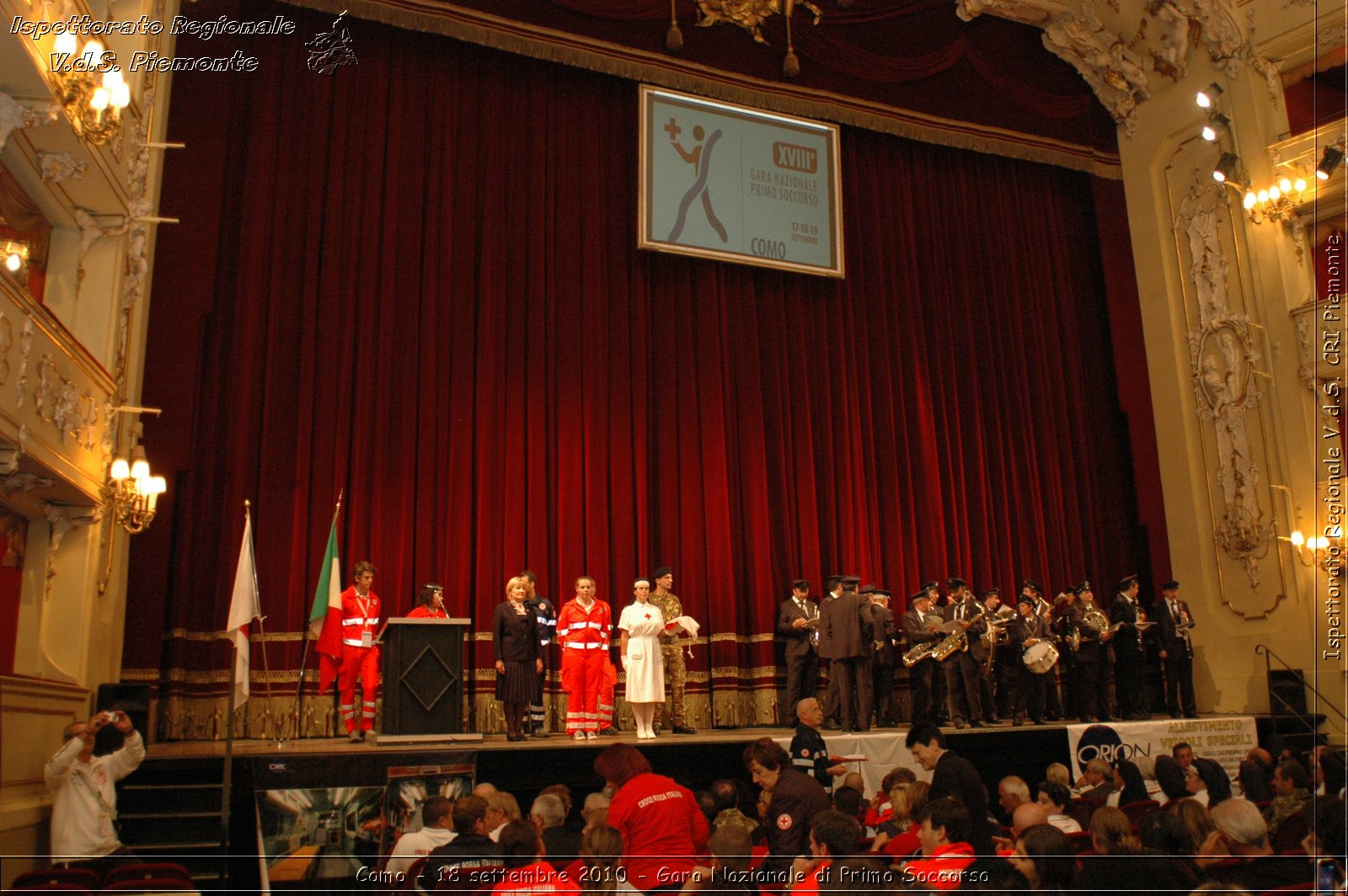 Como - 18 settembre 2010 - Gara Nazionale di Primo Soccorso -  Croce Rossa Italiana - Ispettorato Regionale Volontari del Soccorso Piemonte