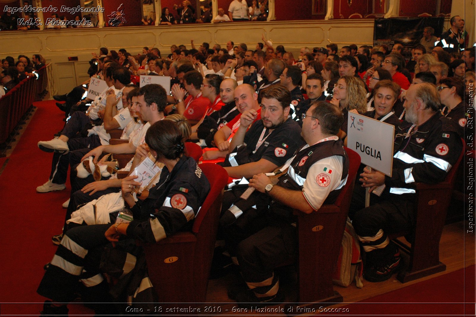 Como - 18 settembre 2010 - Gara Nazionale di Primo Soccorso -  Croce Rossa Italiana - Ispettorato Regionale Volontari del Soccorso Piemonte