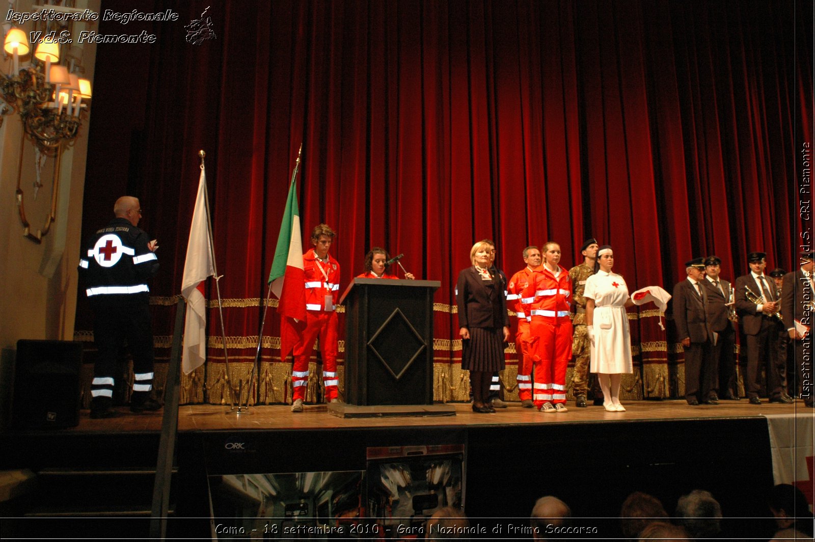 Como - 18 settembre 2010 - Gara Nazionale di Primo Soccorso -  Croce Rossa Italiana - Ispettorato Regionale Volontari del Soccorso Piemonte