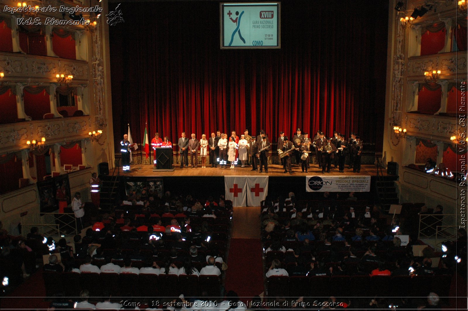 Como - 18 settembre 2010 - Gara Nazionale di Primo Soccorso -  Croce Rossa Italiana - Ispettorato Regionale Volontari del Soccorso Piemonte