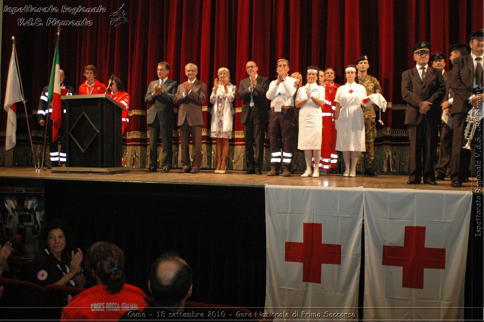 Como - 18 settembre 2010 - Gara Nazionale di Primo Soccorso -  Croce Rossa Italiana - Ispettorato Regionale Volontari del Soccorso Piemonte