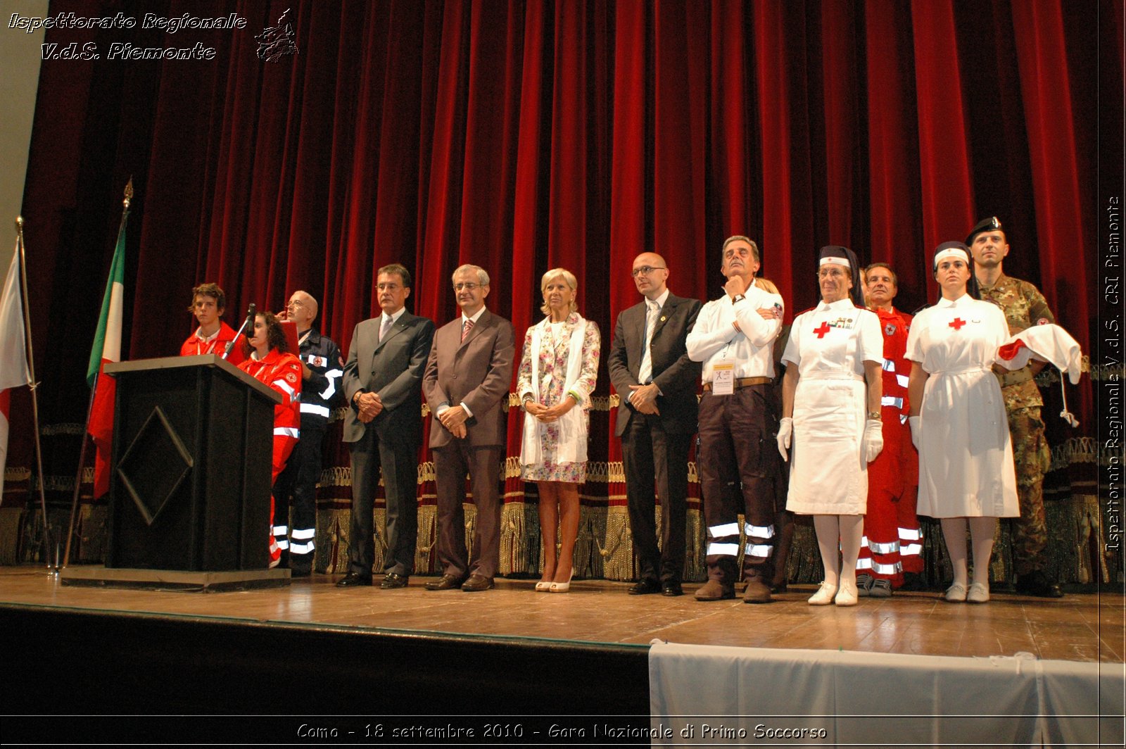 Como - 18 settembre 2010 - Gara Nazionale di Primo Soccorso -  Croce Rossa Italiana - Ispettorato Regionale Volontari del Soccorso Piemonte