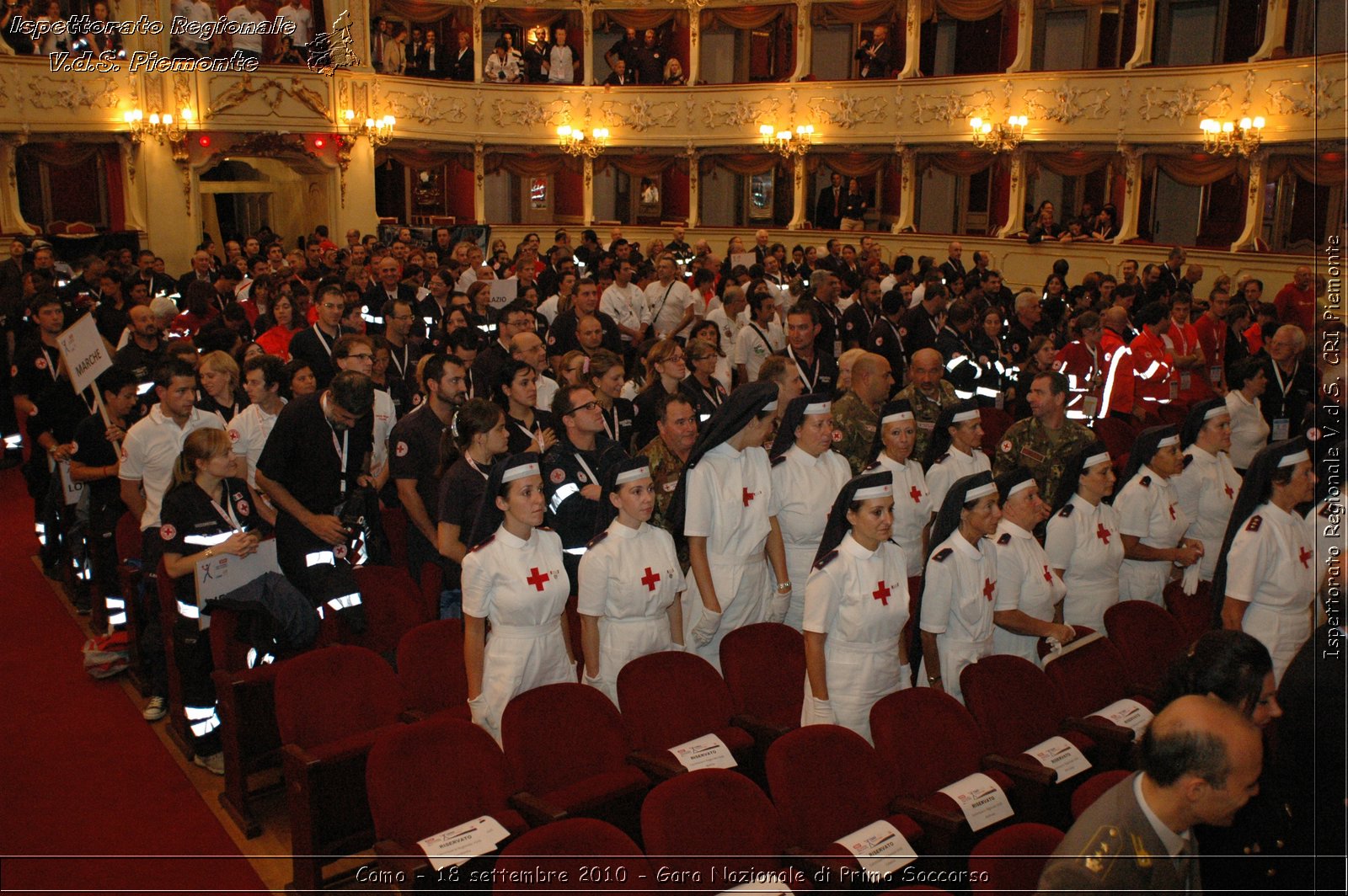 Como - 18 settembre 2010 - Gara Nazionale di Primo Soccorso -  Croce Rossa Italiana - Ispettorato Regionale Volontari del Soccorso Piemonte