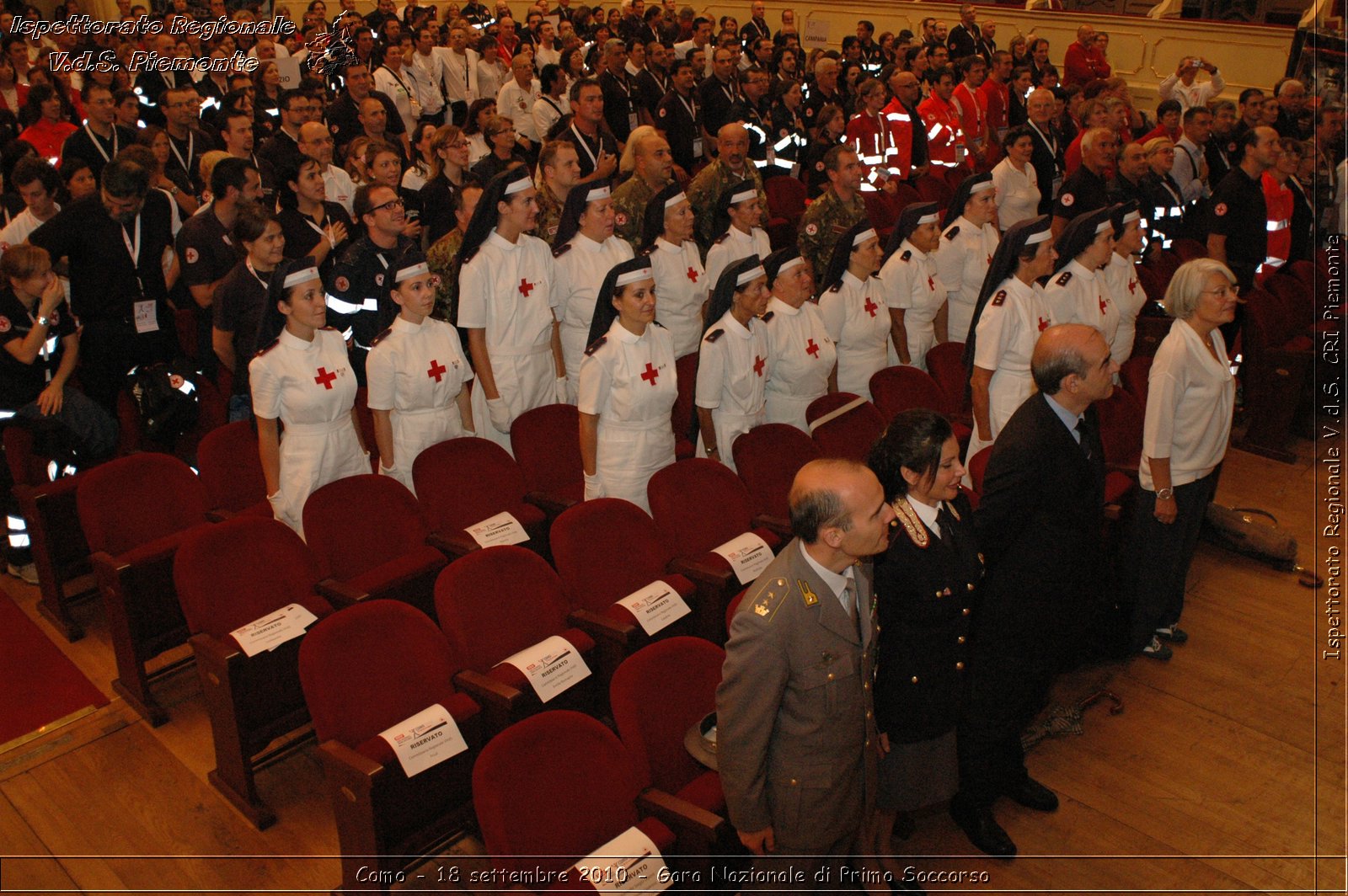 Como - 18 settembre 2010 - Gara Nazionale di Primo Soccorso -  Croce Rossa Italiana - Ispettorato Regionale Volontari del Soccorso Piemonte