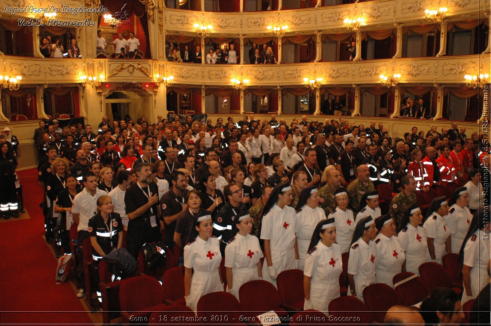 Como - 18 settembre 2010 - Gara Nazionale di Primo Soccorso -  Croce Rossa Italiana - Ispettorato Regionale Volontari del Soccorso Piemonte