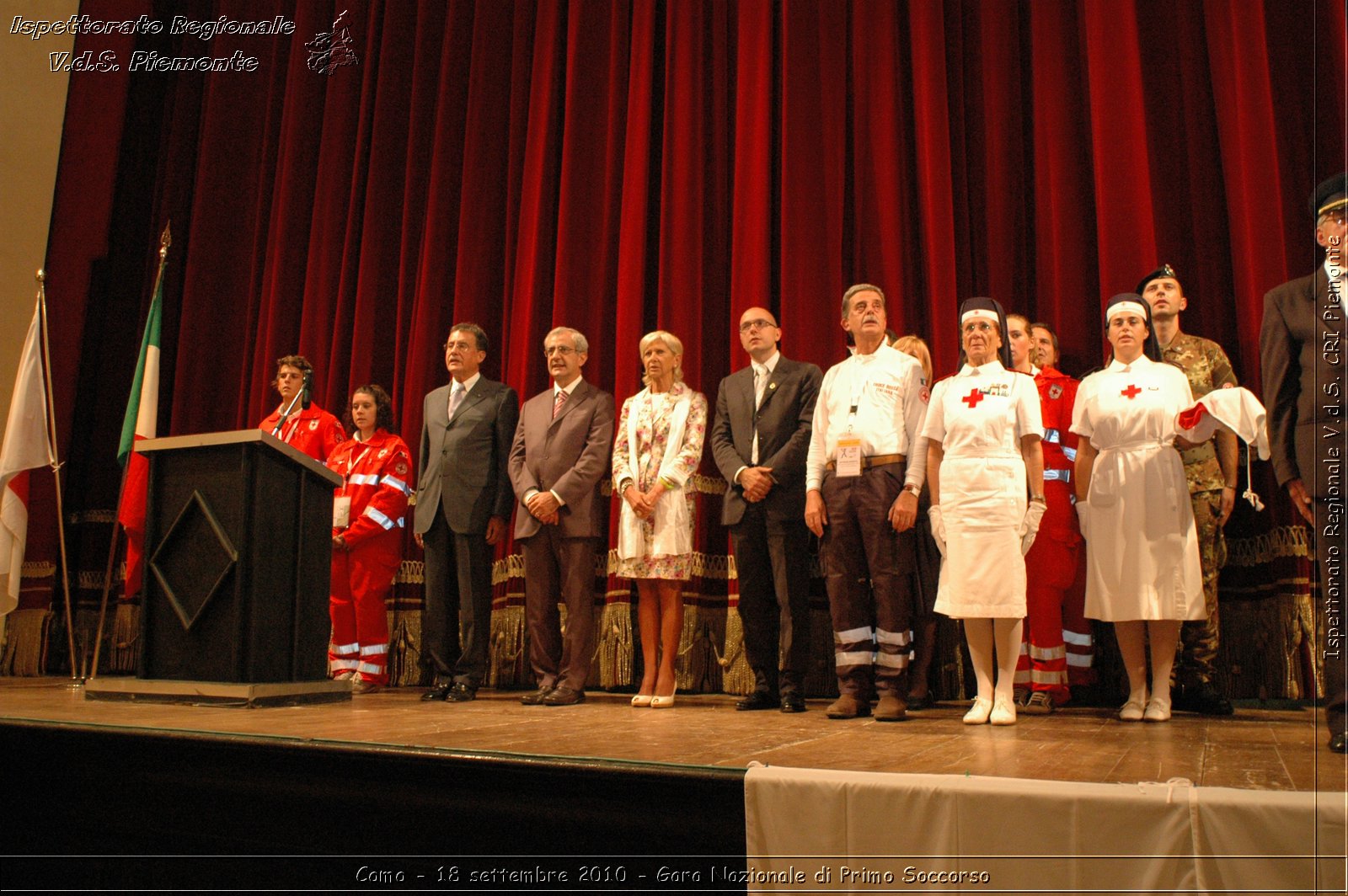 Como - 18 settembre 2010 - Gara Nazionale di Primo Soccorso -  Croce Rossa Italiana - Ispettorato Regionale Volontari del Soccorso Piemonte