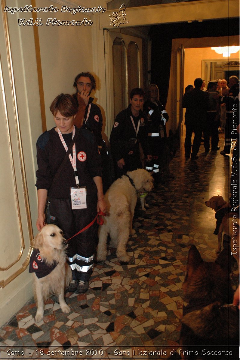 Como - 18 settembre 2010 - Gara Nazionale di Primo Soccorso -  Croce Rossa Italiana - Ispettorato Regionale Volontari del Soccorso Piemonte