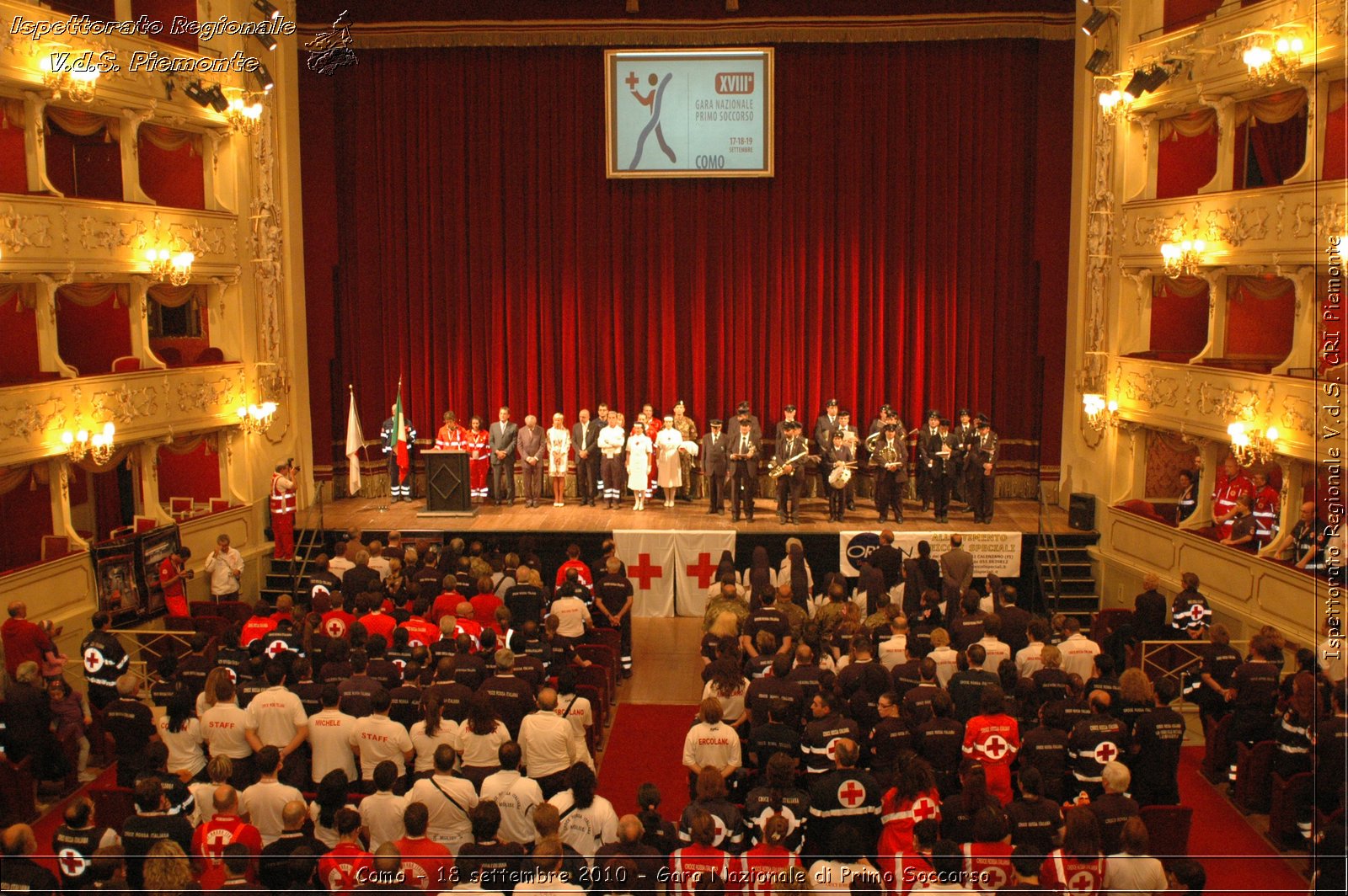 Como - 18 settembre 2010 - Gara Nazionale di Primo Soccorso -  Croce Rossa Italiana - Ispettorato Regionale Volontari del Soccorso Piemonte