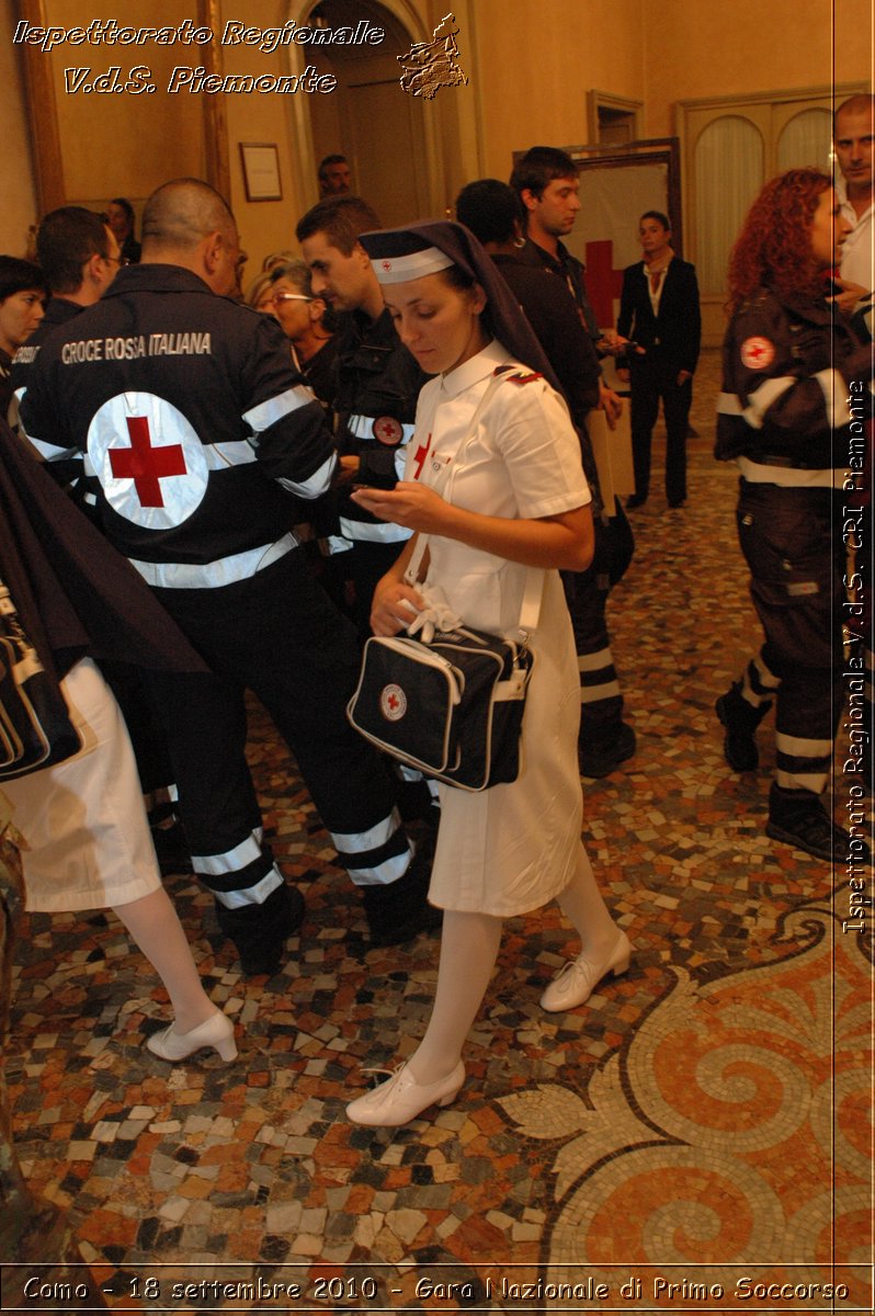 Como - 18 settembre 2010 - Gara Nazionale di Primo Soccorso -  Croce Rossa Italiana - Ispettorato Regionale Volontari del Soccorso Piemonte