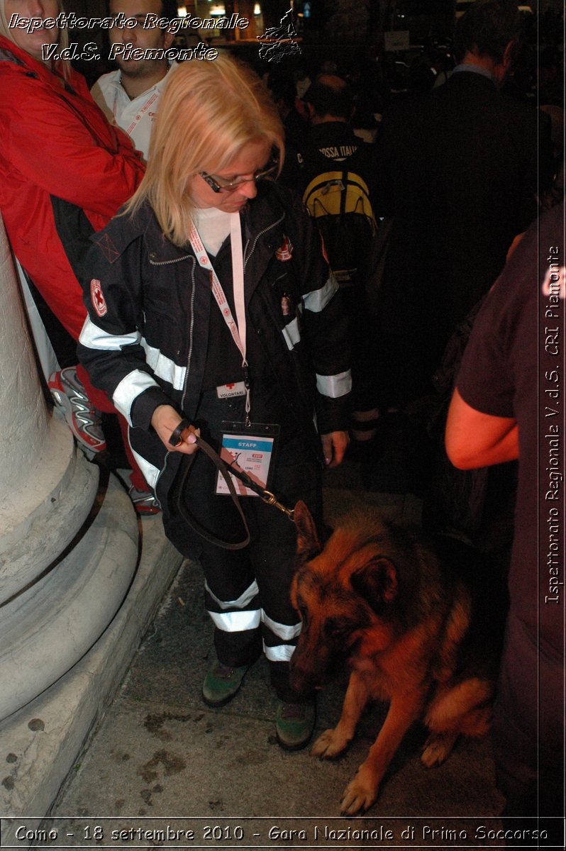 Como - 18 settembre 2010 - Gara Nazionale di Primo Soccorso -  Croce Rossa Italiana - Ispettorato Regionale Volontari del Soccorso Piemonte