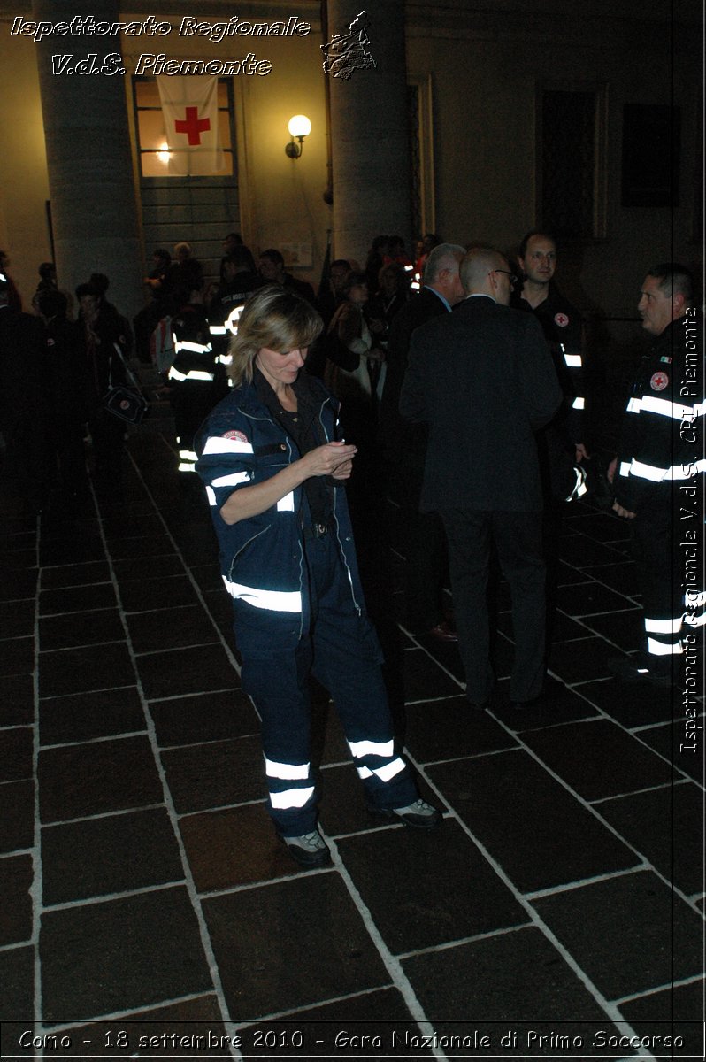 Como - 18 settembre 2010 - Gara Nazionale di Primo Soccorso -  Croce Rossa Italiana - Ispettorato Regionale Volontari del Soccorso Piemonte