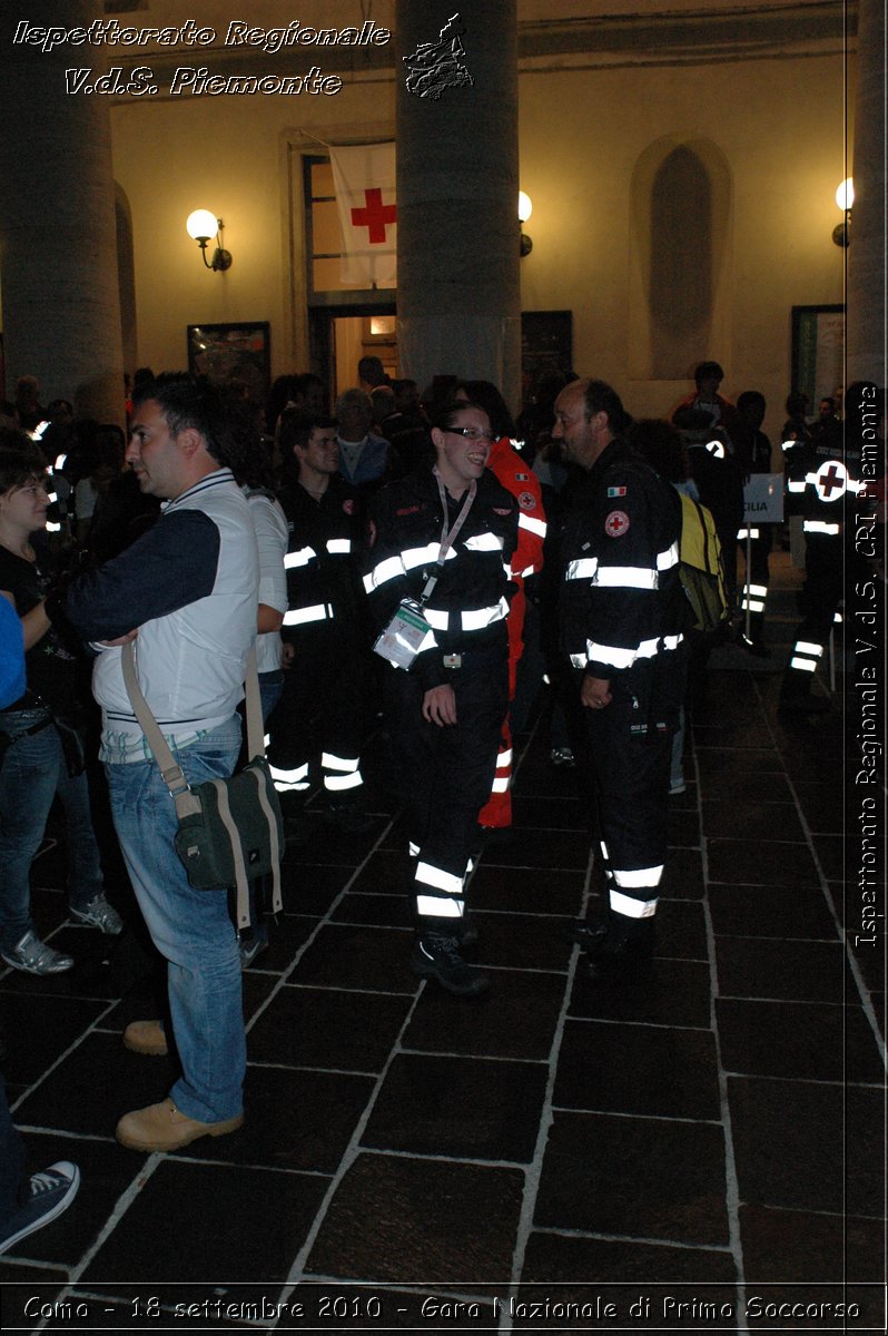 Como - 18 settembre 2010 - Gara Nazionale di Primo Soccorso -  Croce Rossa Italiana - Ispettorato Regionale Volontari del Soccorso Piemonte