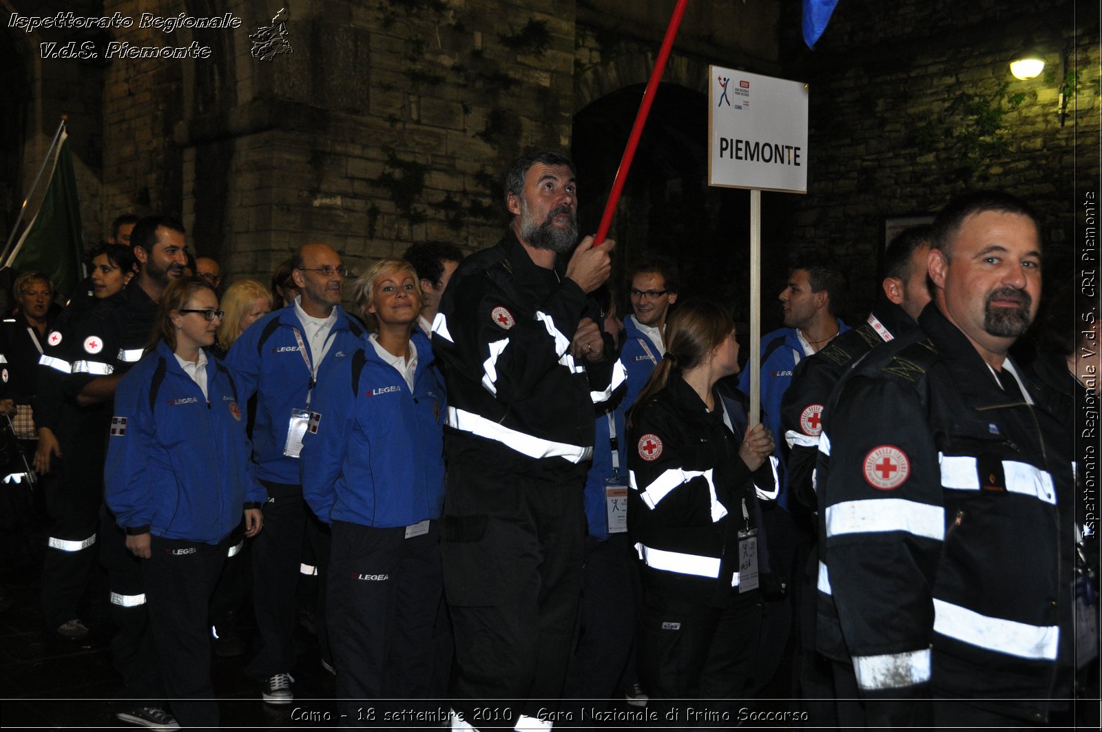 Como - 18 settembre 2010 - Gara Nazionale di Primo Soccorso -  Croce Rossa Italiana - Ispettorato Regionale Volontari del Soccorso Piemonte