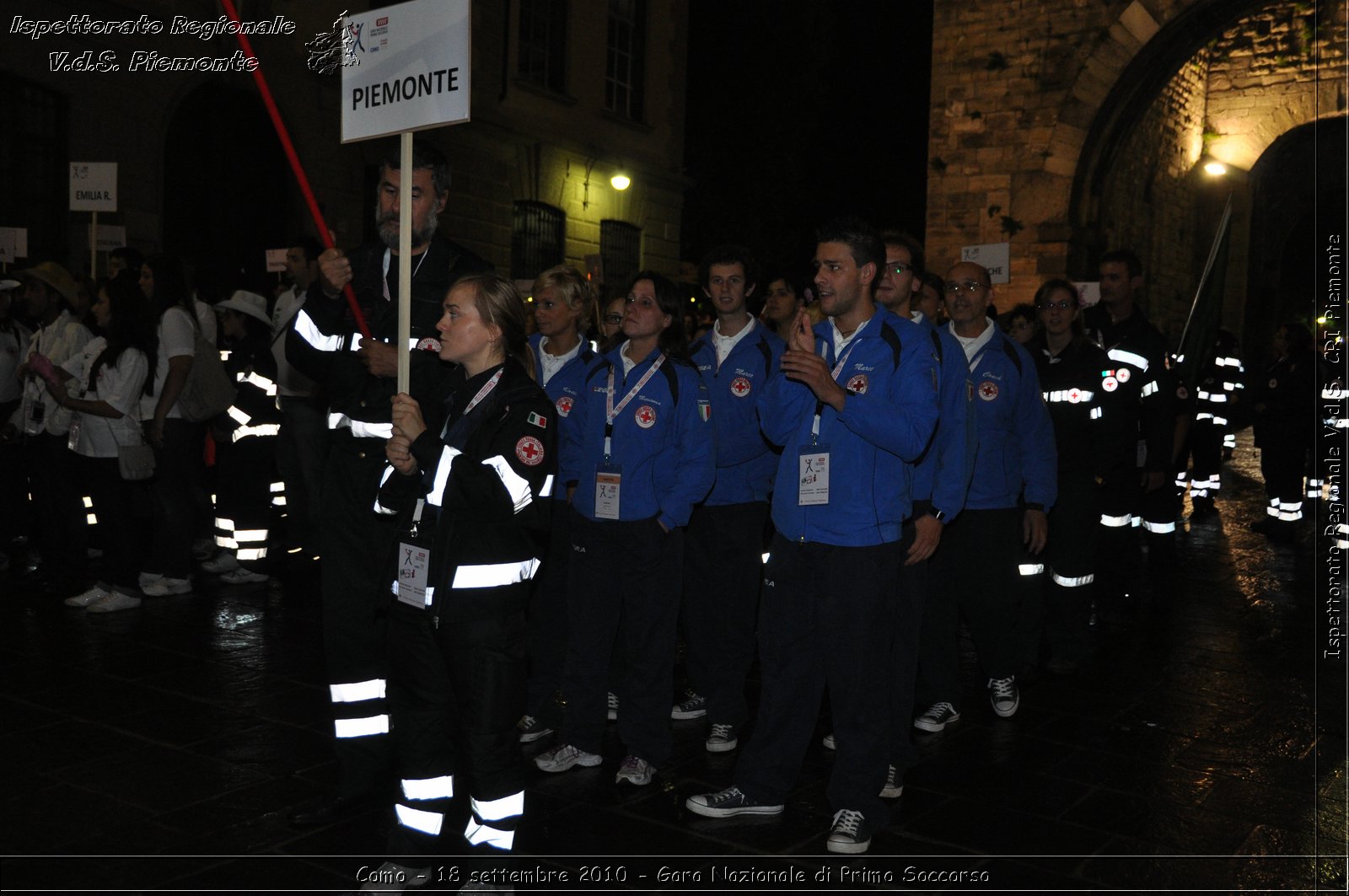 Como - 18 settembre 2010 - Gara Nazionale di Primo Soccorso -  Croce Rossa Italiana - Ispettorato Regionale Volontari del Soccorso Piemonte