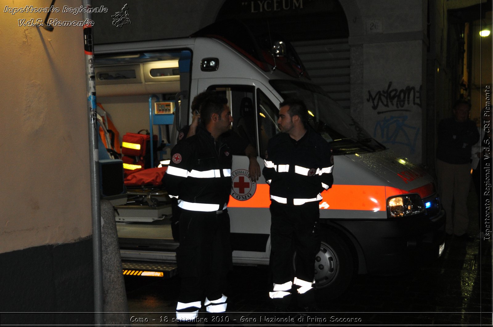 Como - 18 settembre 2010 - Gara Nazionale di Primo Soccorso -  Croce Rossa Italiana - Ispettorato Regionale Volontari del Soccorso Piemonte