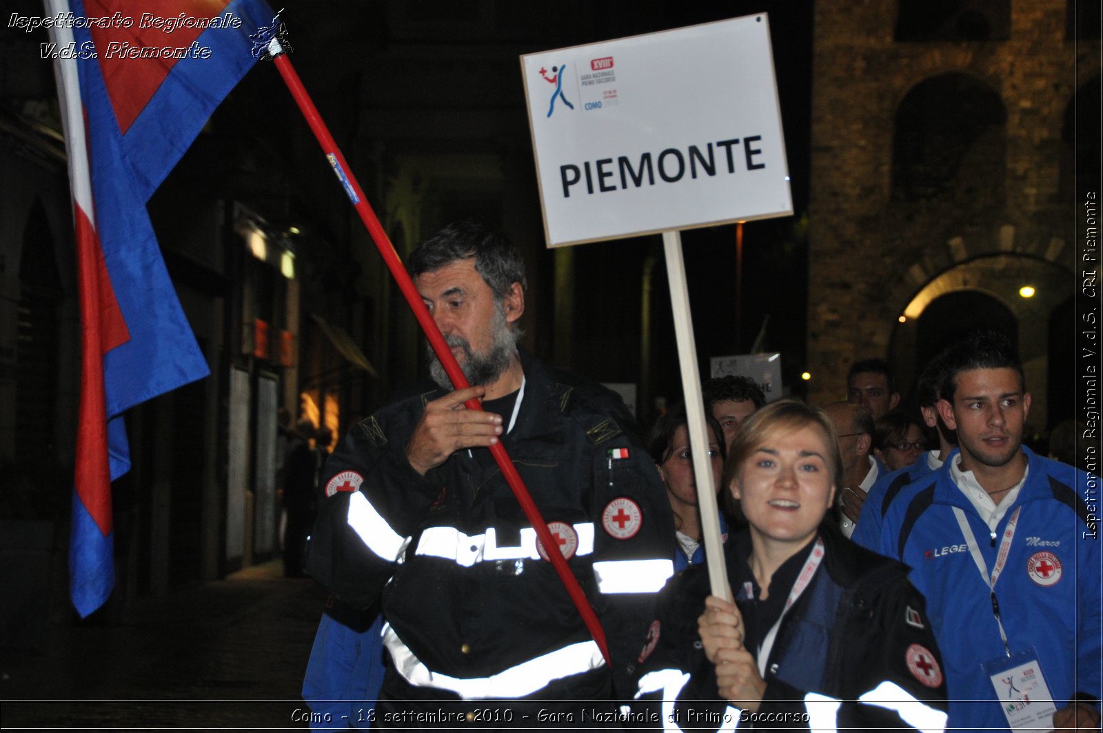 Como - 18 settembre 2010 - Gara Nazionale di Primo Soccorso -  Croce Rossa Italiana - Ispettorato Regionale Volontari del Soccorso Piemonte