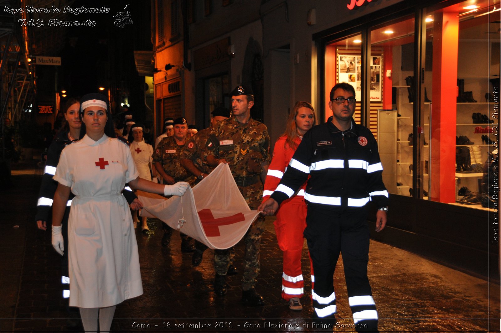 Como - 18 settembre 2010 - Gara Nazionale di Primo Soccorso -  Croce Rossa Italiana - Ispettorato Regionale Volontari del Soccorso Piemonte