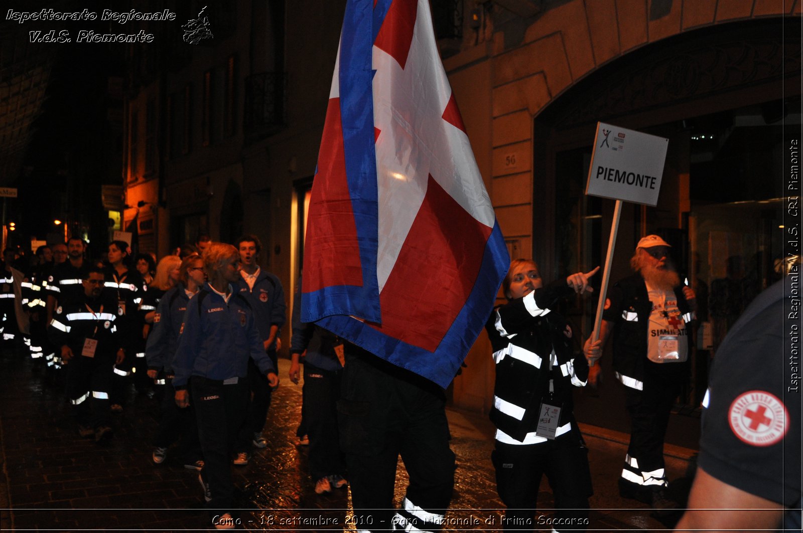 Como - 18 settembre 2010 - Gara Nazionale di Primo Soccorso -  Croce Rossa Italiana - Ispettorato Regionale Volontari del Soccorso Piemonte