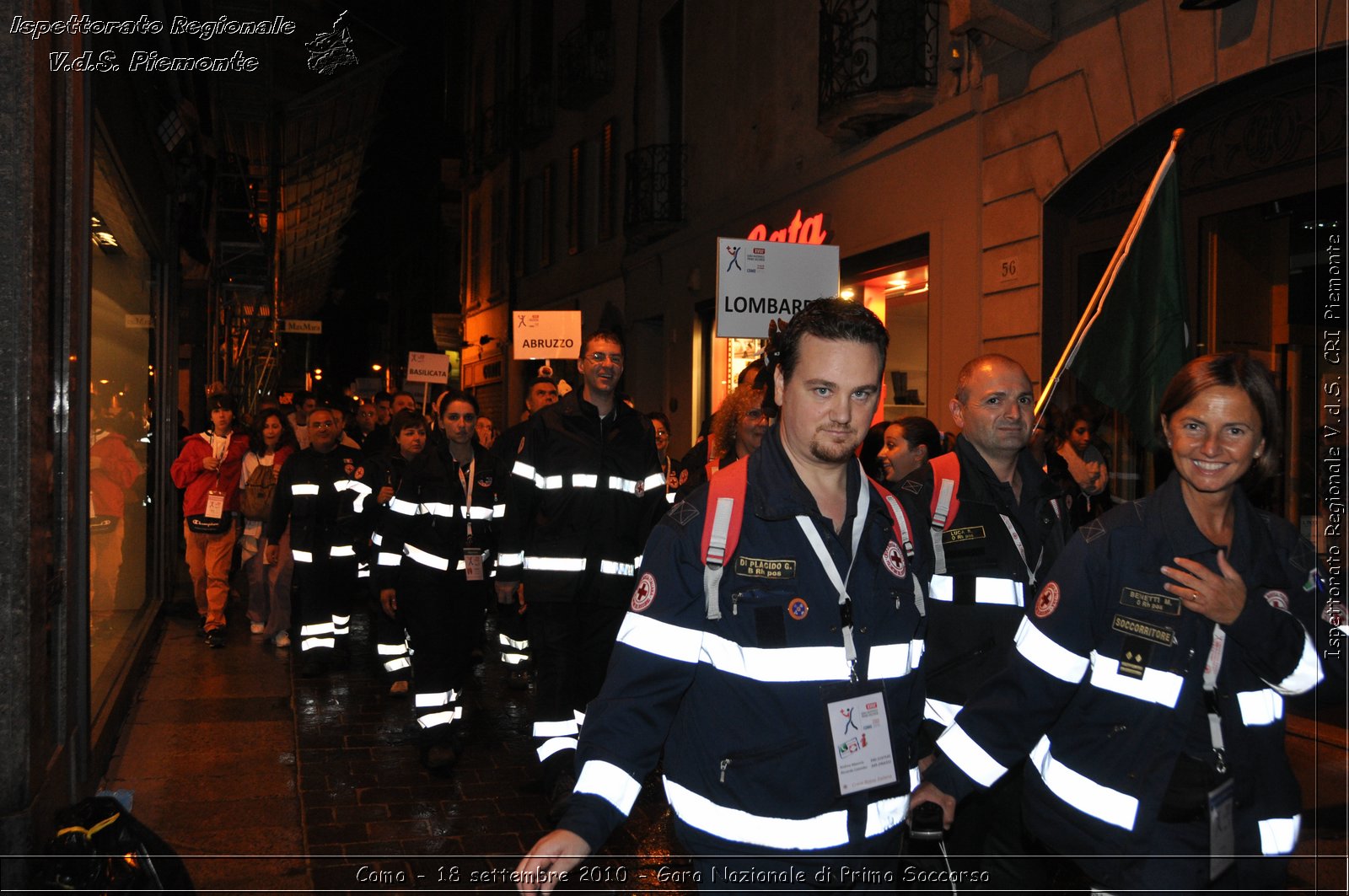 Como - 18 settembre 2010 - Gara Nazionale di Primo Soccorso -  Croce Rossa Italiana - Ispettorato Regionale Volontari del Soccorso Piemonte