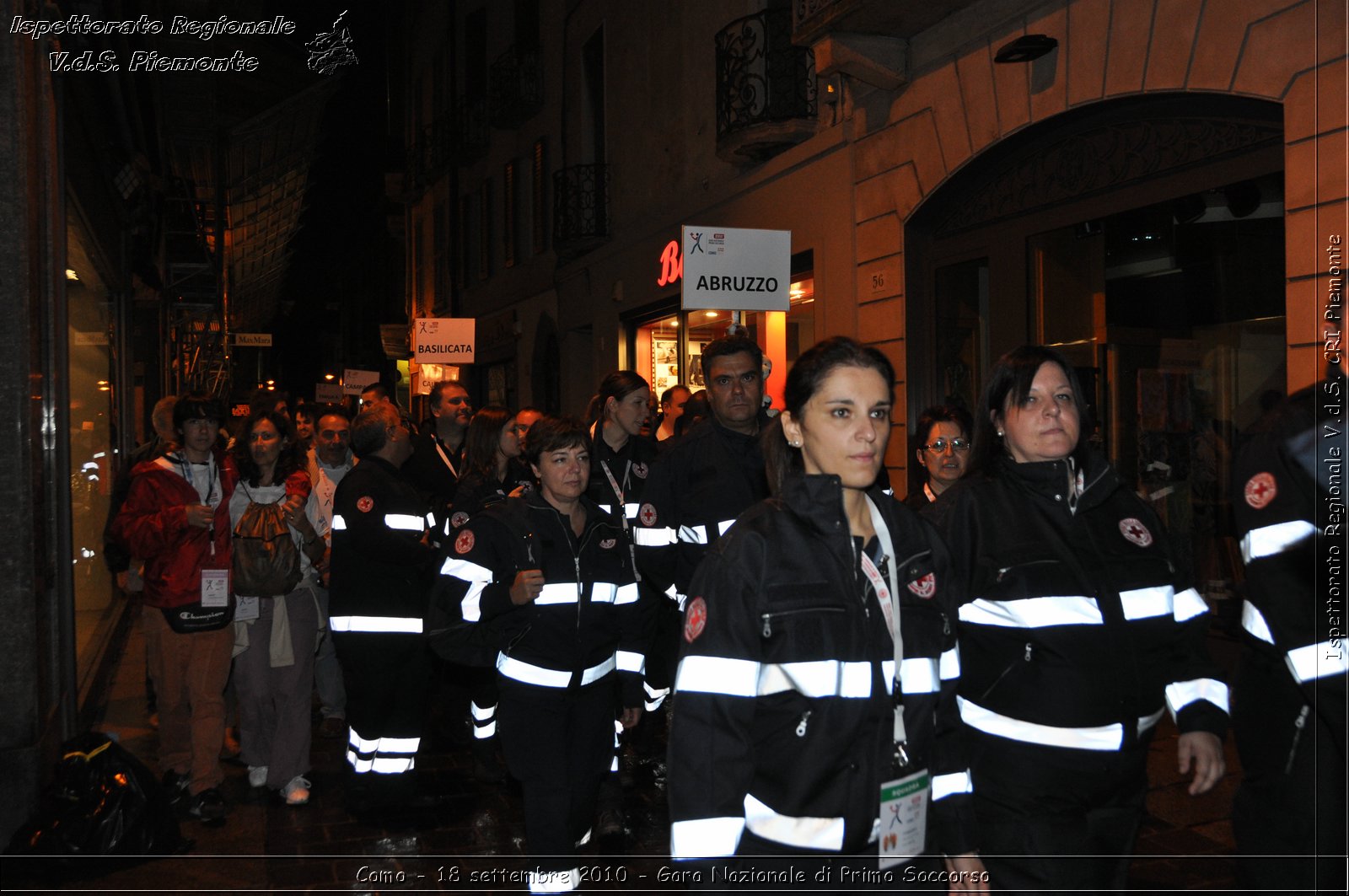 Como - 18 settembre 2010 - Gara Nazionale di Primo Soccorso -  Croce Rossa Italiana - Ispettorato Regionale Volontari del Soccorso Piemonte