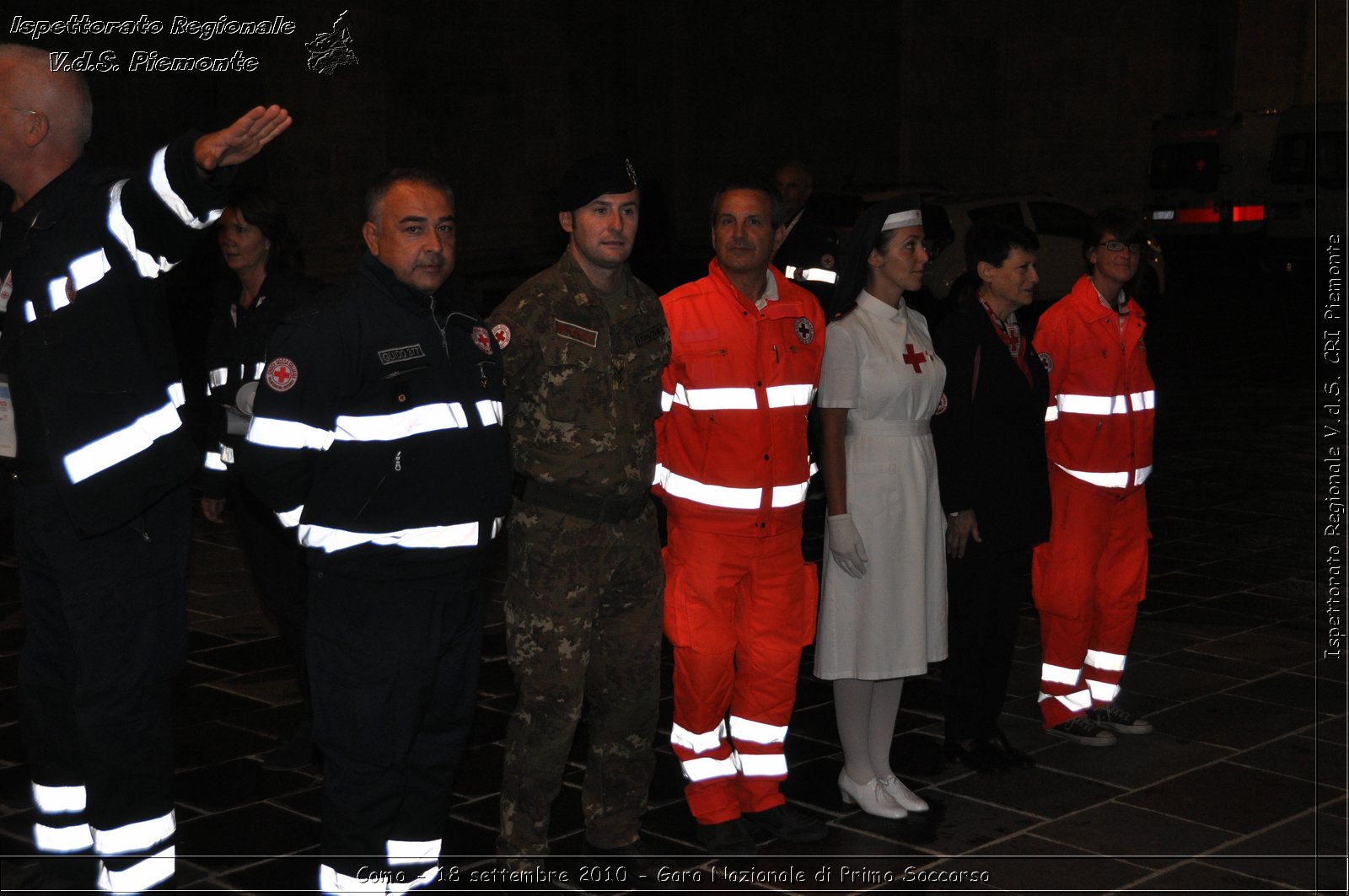 Como - 18 settembre 2010 - Gara Nazionale di Primo Soccorso -  Croce Rossa Italiana - Ispettorato Regionale Volontari del Soccorso Piemonte