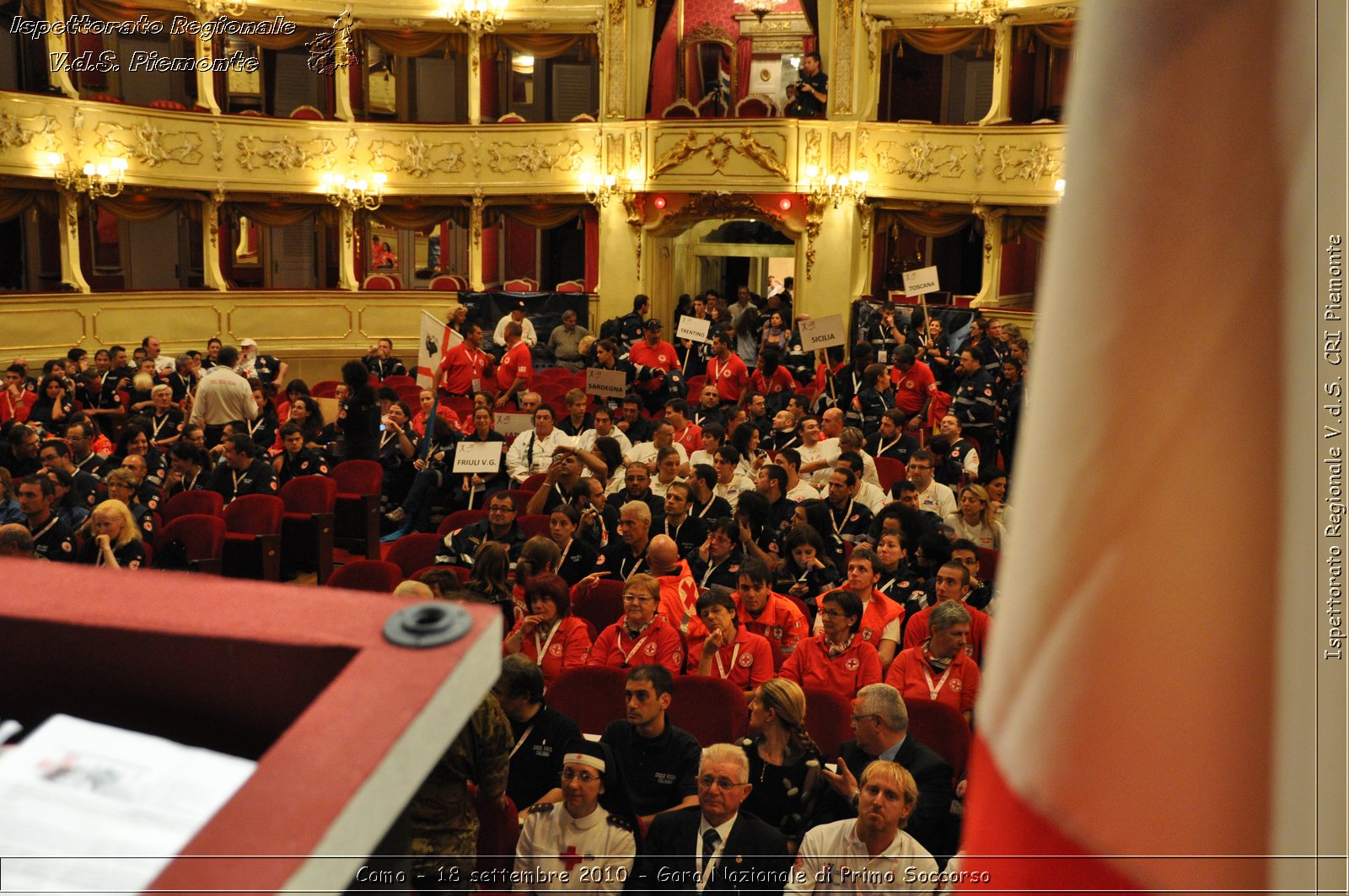 Como - 18 settembre 2010 - Gara Nazionale di Primo Soccorso -  Croce Rossa Italiana - Ispettorato Regionale Volontari del Soccorso Piemonte