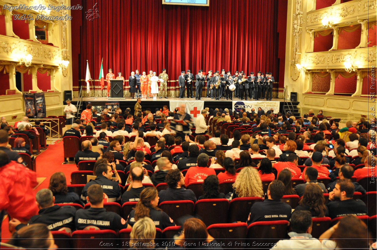 Como - 18 settembre 2010 - Gara Nazionale di Primo Soccorso -  Croce Rossa Italiana - Ispettorato Regionale Volontari del Soccorso Piemonte