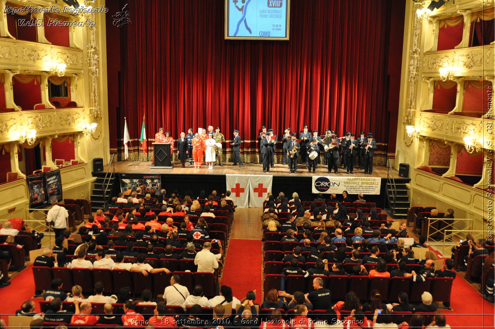 Como - 18 settembre 2010 - Gara Nazionale di Primo Soccorso -  Croce Rossa Italiana - Ispettorato Regionale Volontari del Soccorso Piemonte