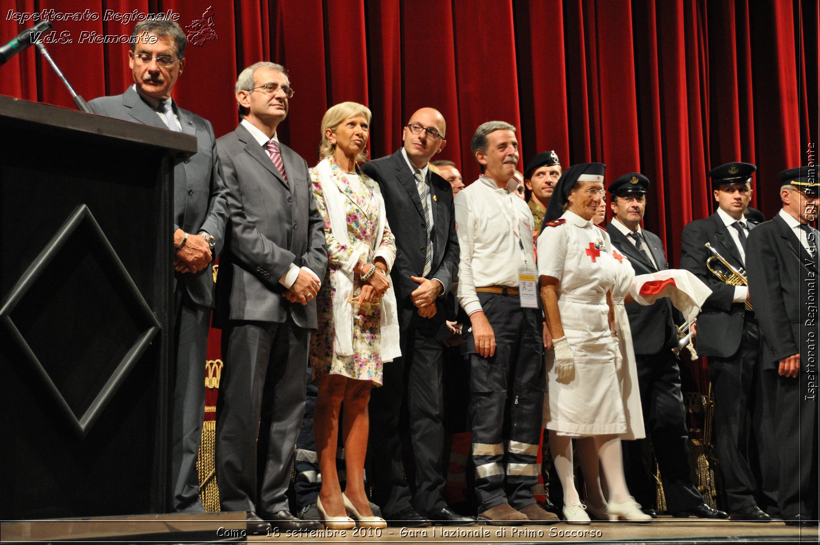 Como - 18 settembre 2010 - Gara Nazionale di Primo Soccorso -  Croce Rossa Italiana - Ispettorato Regionale Volontari del Soccorso Piemonte