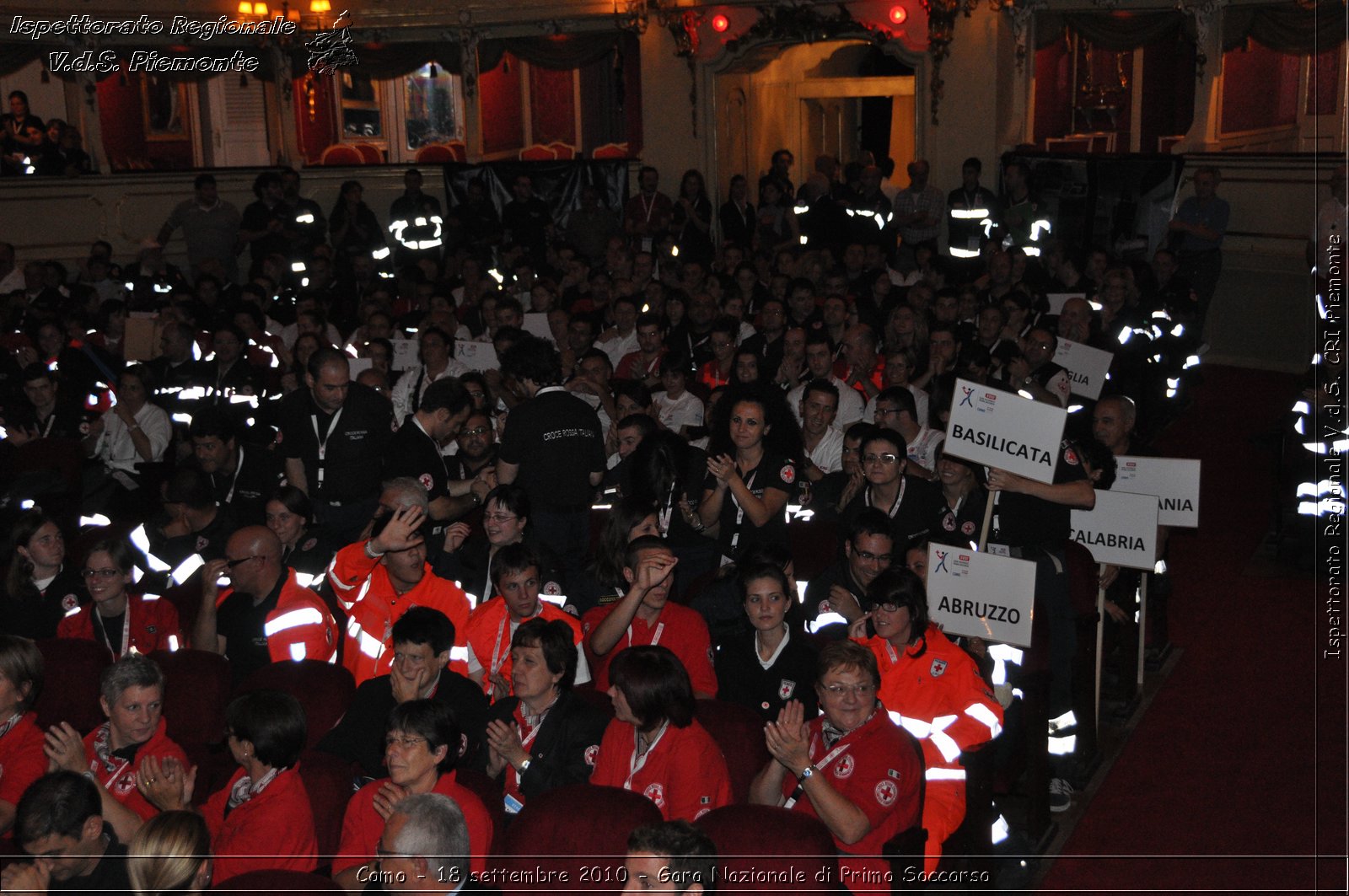 Como - 18 settembre 2010 - Gara Nazionale di Primo Soccorso -  Croce Rossa Italiana - Ispettorato Regionale Volontari del Soccorso Piemonte