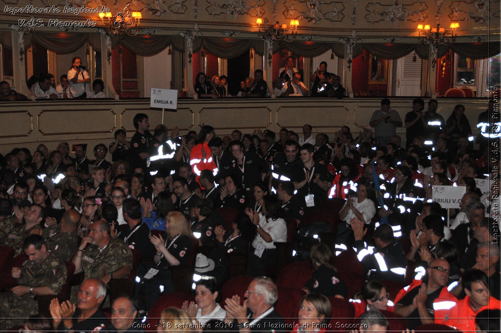 Como - 18 settembre 2010 - Gara Nazionale di Primo Soccorso -  Croce Rossa Italiana - Ispettorato Regionale Volontari del Soccorso Piemonte