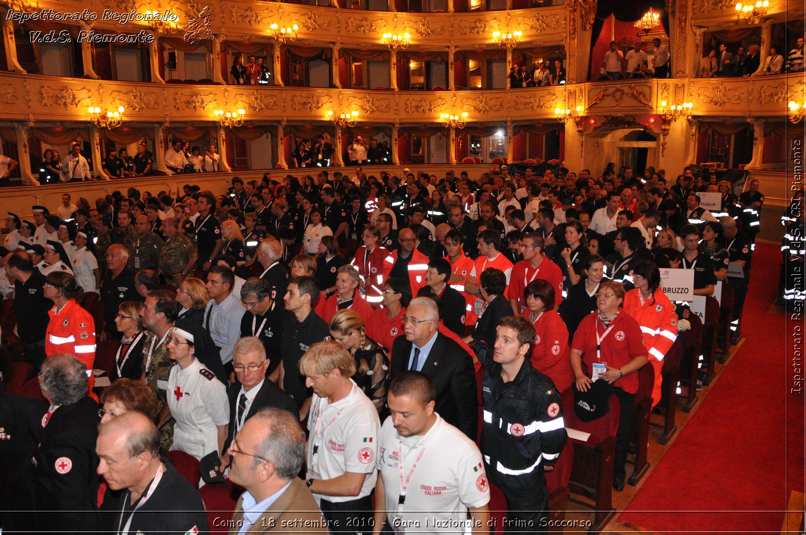 Como - 18 settembre 2010 - Gara Nazionale di Primo Soccorso -  Croce Rossa Italiana - Ispettorato Regionale Volontari del Soccorso Piemonte