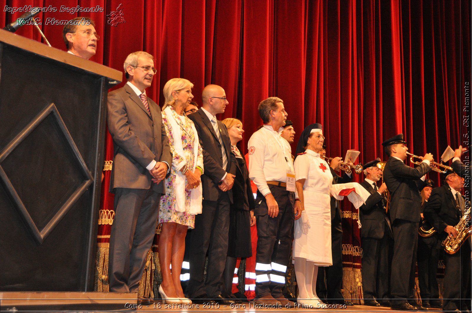 Como - 18 settembre 2010 - Gara Nazionale di Primo Soccorso -  Croce Rossa Italiana - Ispettorato Regionale Volontari del Soccorso Piemonte