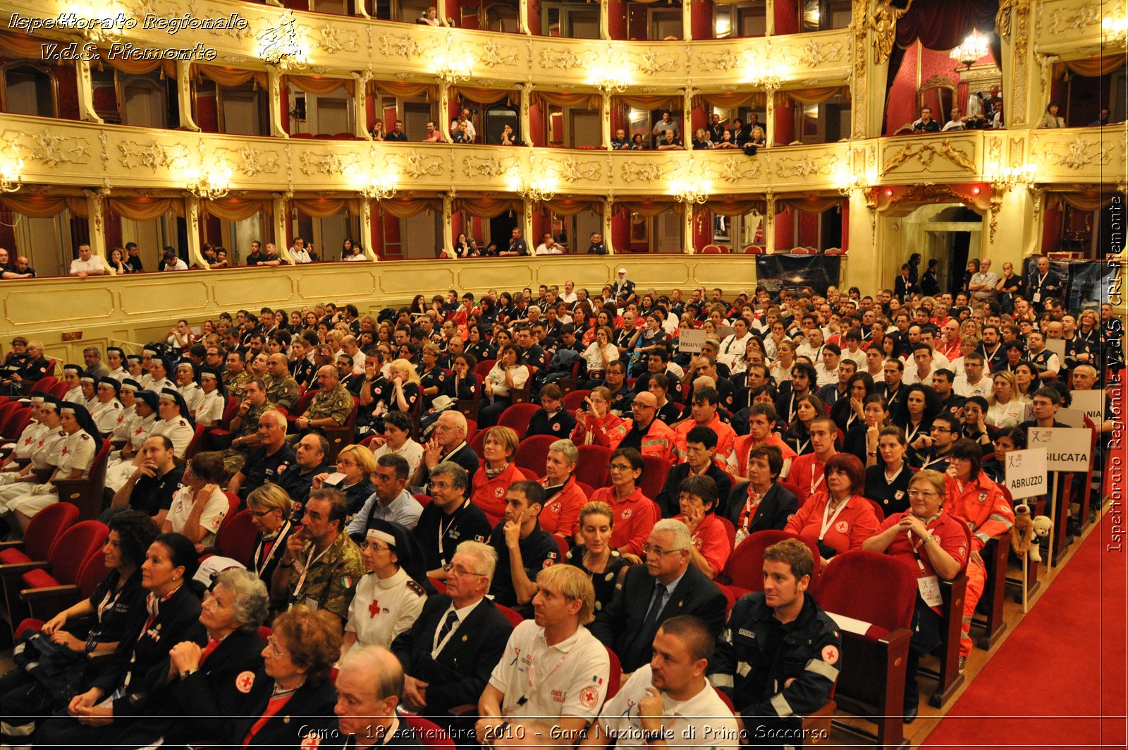 Como - 18 settembre 2010 - Gara Nazionale di Primo Soccorso -  Croce Rossa Italiana - Ispettorato Regionale Volontari del Soccorso Piemonte