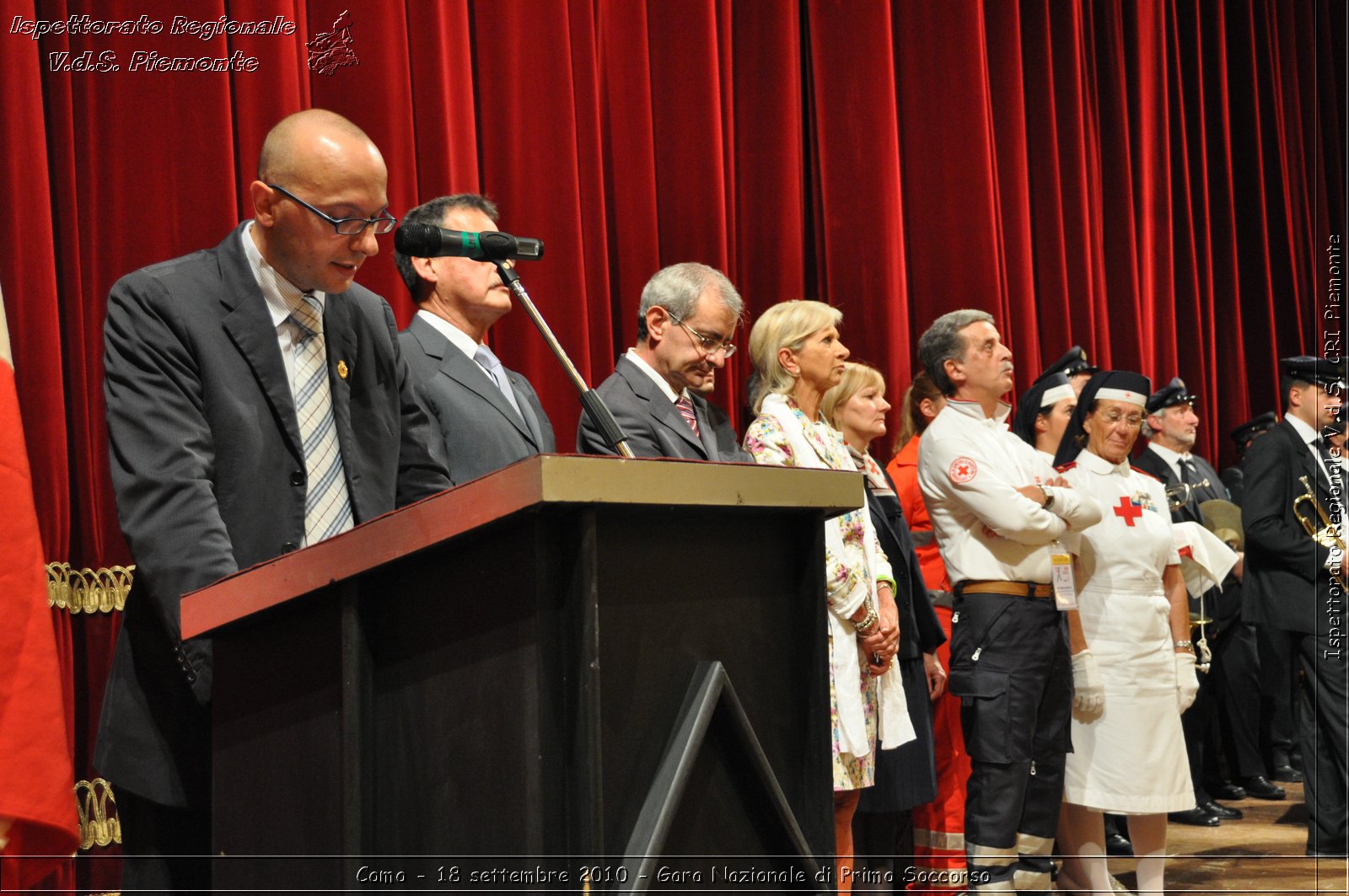 Como - 18 settembre 2010 - Gara Nazionale di Primo Soccorso -  Croce Rossa Italiana - Ispettorato Regionale Volontari del Soccorso Piemonte