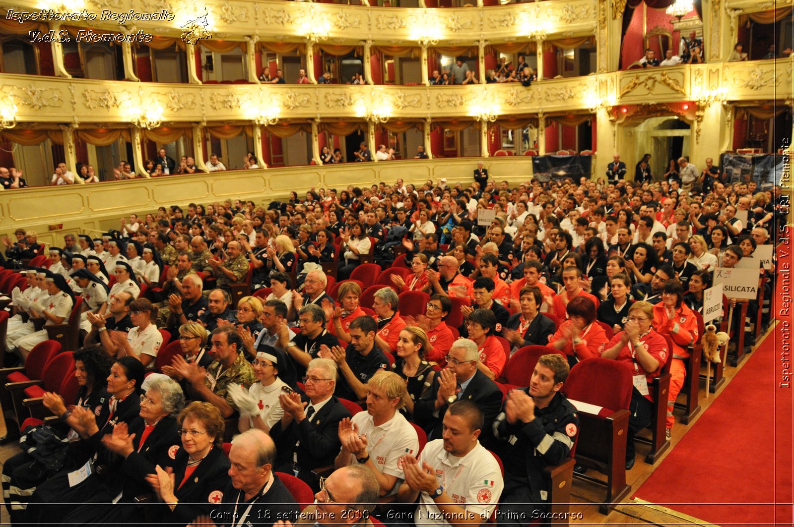 Como - 18 settembre 2010 - Gara Nazionale di Primo Soccorso -  Croce Rossa Italiana - Ispettorato Regionale Volontari del Soccorso Piemonte