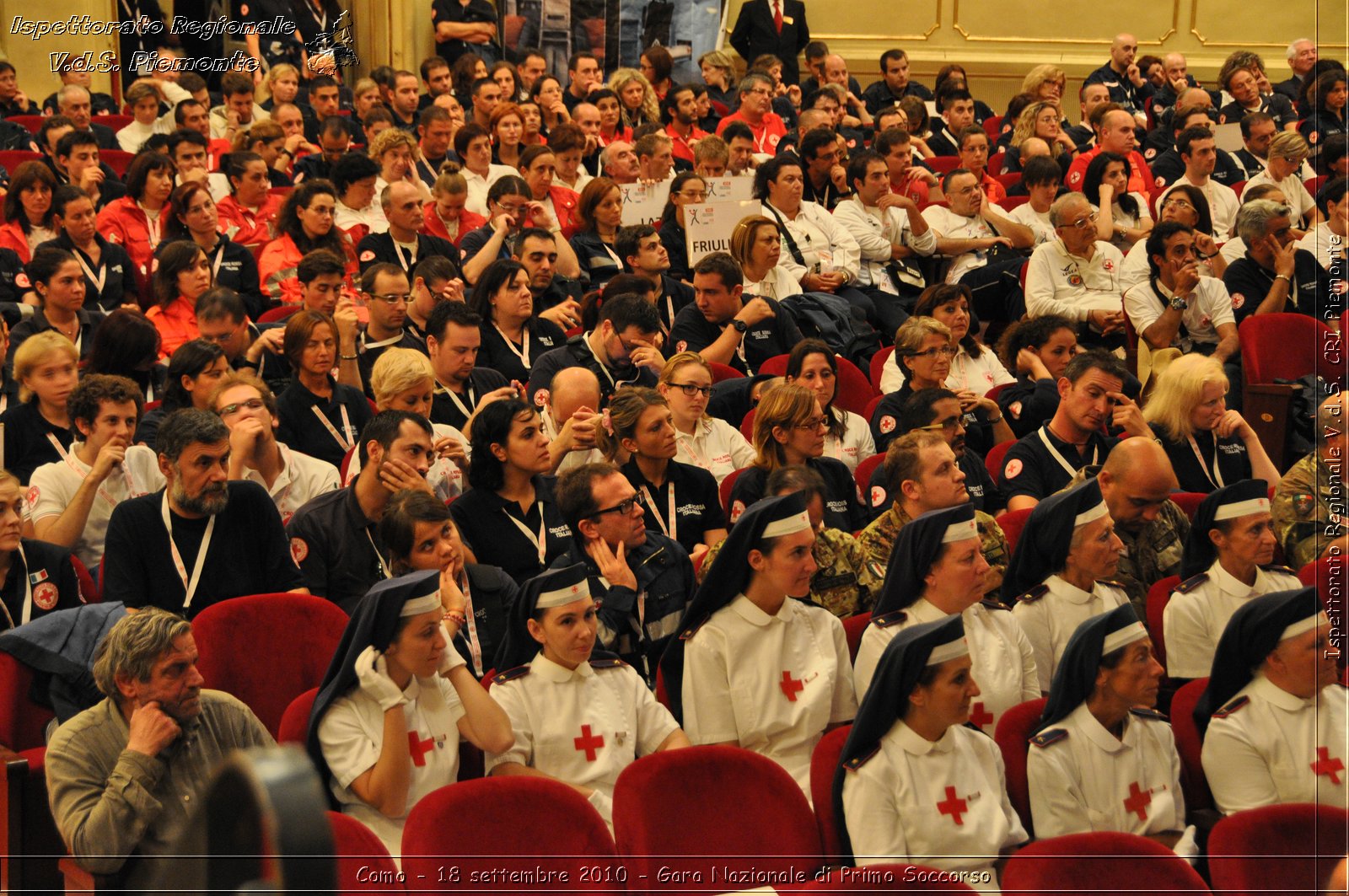 Como - 18 settembre 2010 - Gara Nazionale di Primo Soccorso -  Croce Rossa Italiana - Ispettorato Regionale Volontari del Soccorso Piemonte