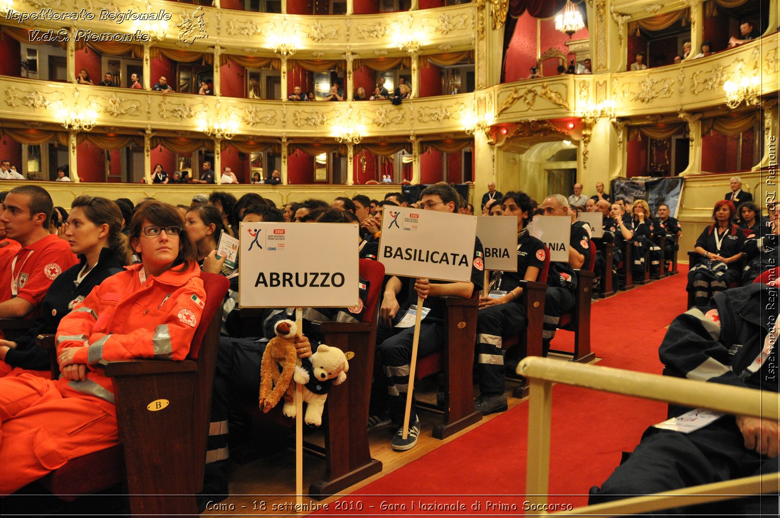 Como - 18 settembre 2010 - Gara Nazionale di Primo Soccorso -  Croce Rossa Italiana - Ispettorato Regionale Volontari del Soccorso Piemonte